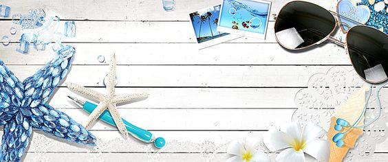 Summer Beach Facebook Cover, starfish sunglasses, flowers, SD Desktop Wallpaper
