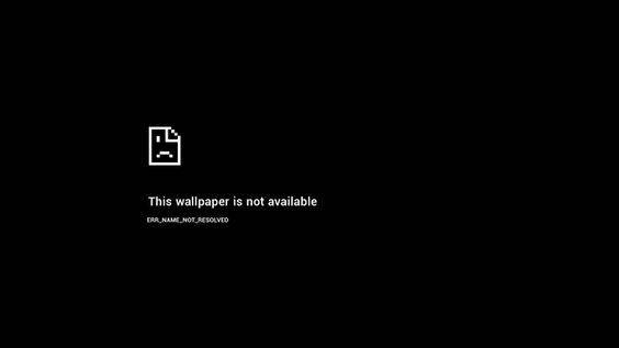 Facebook Cover, black screen, white error icon, SD Desktop Wallpaper
