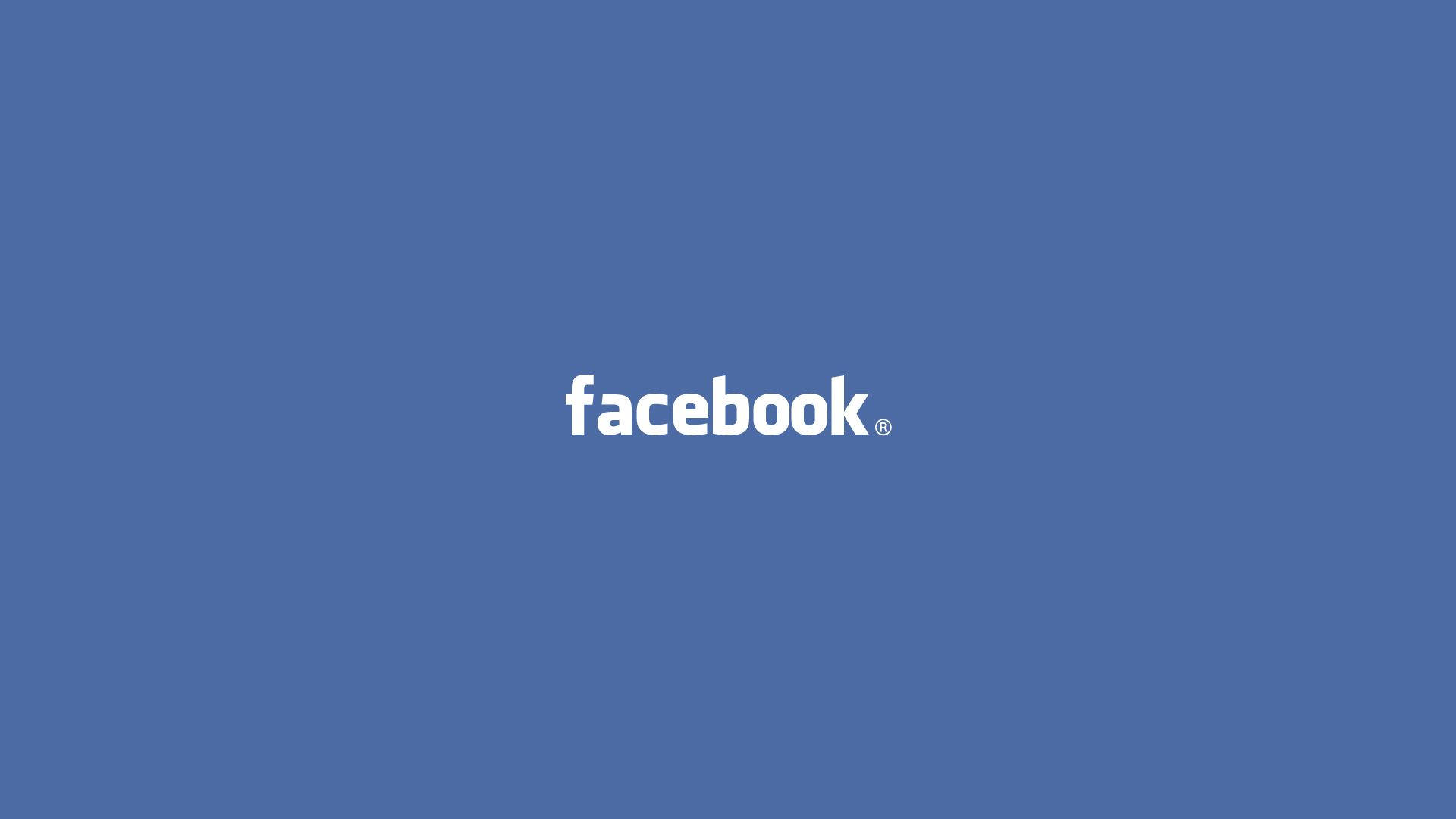 light blue, Facebook, minimalism, Full HD Desktop Wallpaper