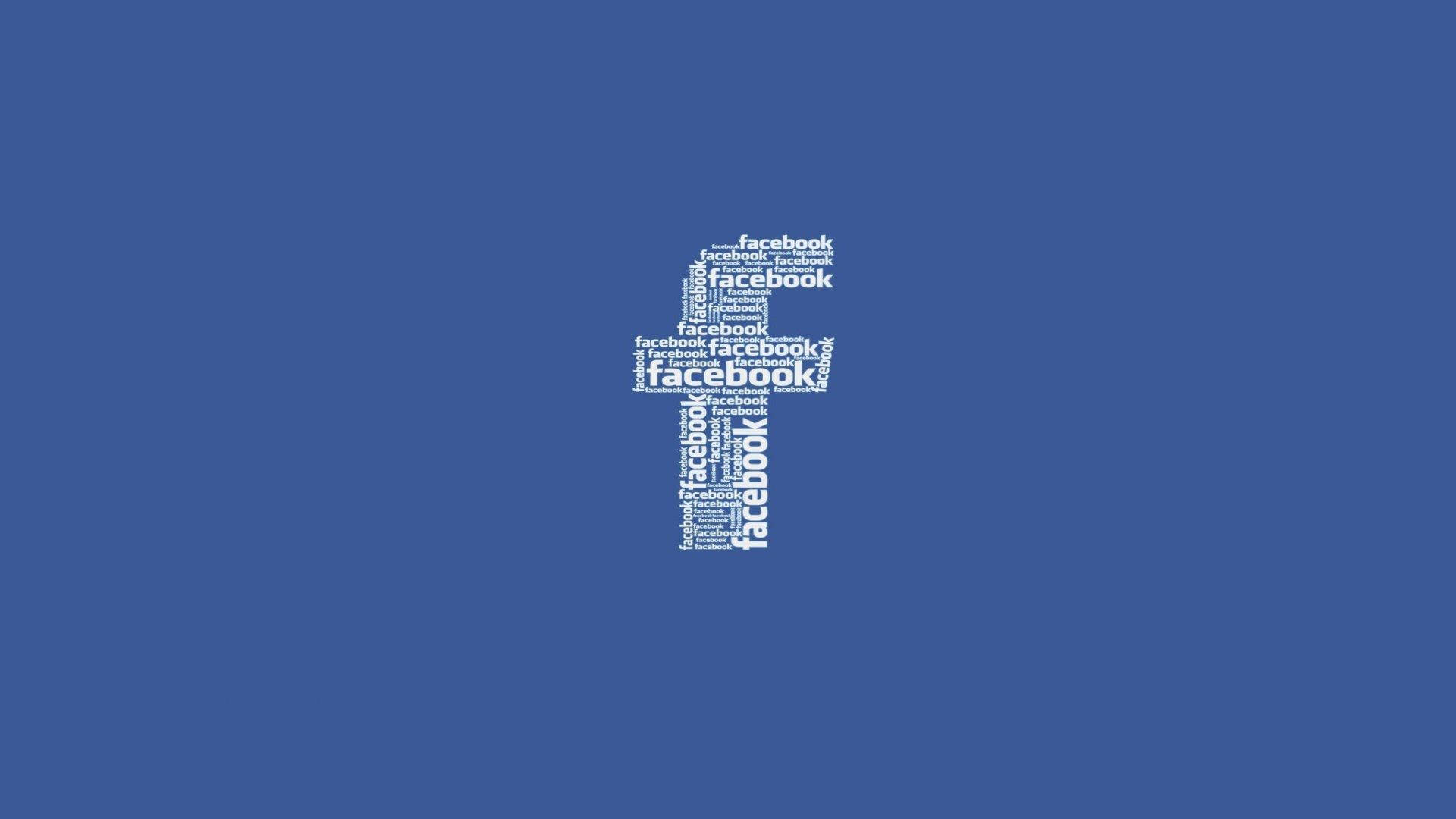 Facebook, word cloud, Facebook logo, Full HD Desktop Wallpaper