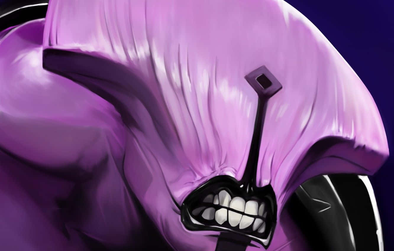 Faceless Void, purple hooded cloak, sharp teeth, HD Desktop Wallpaper