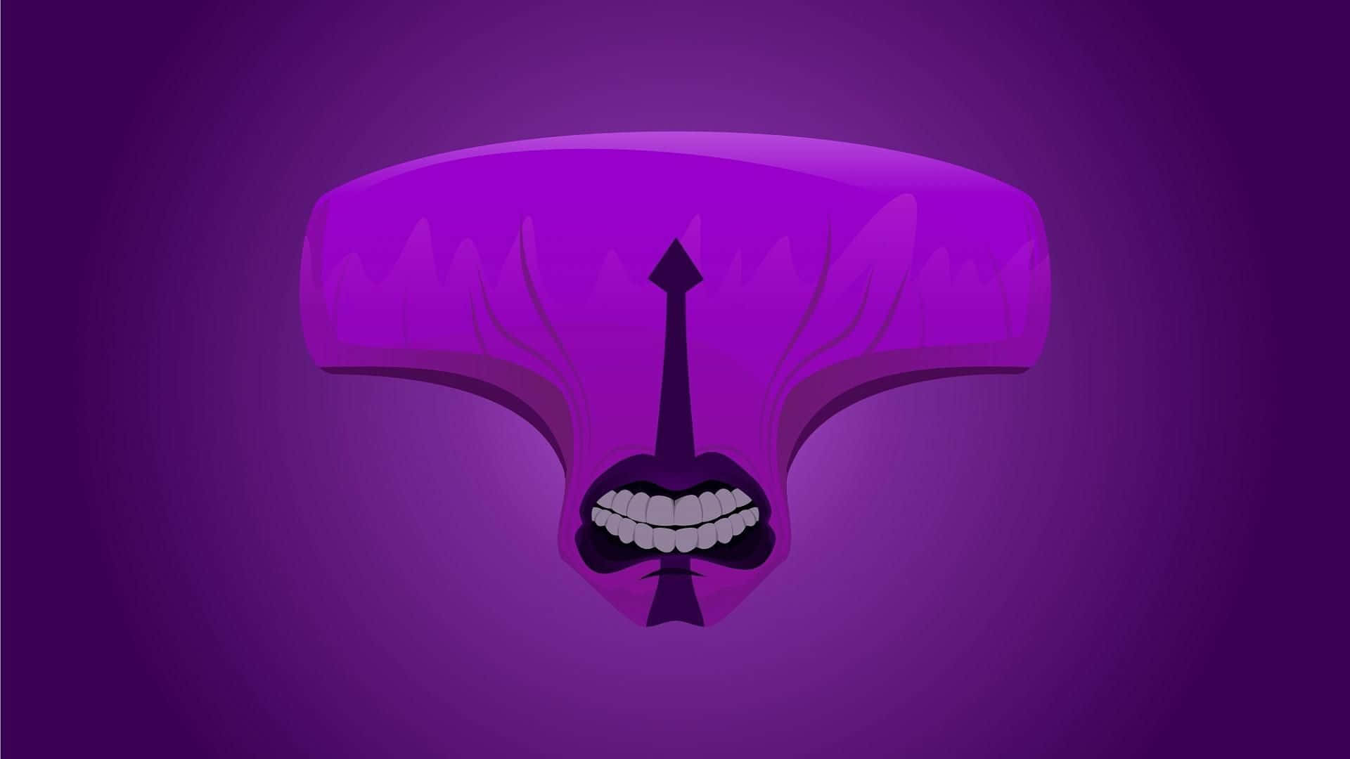 Faceless Void, purple, cartoon mouth, Full HD Desktop Wallpaper