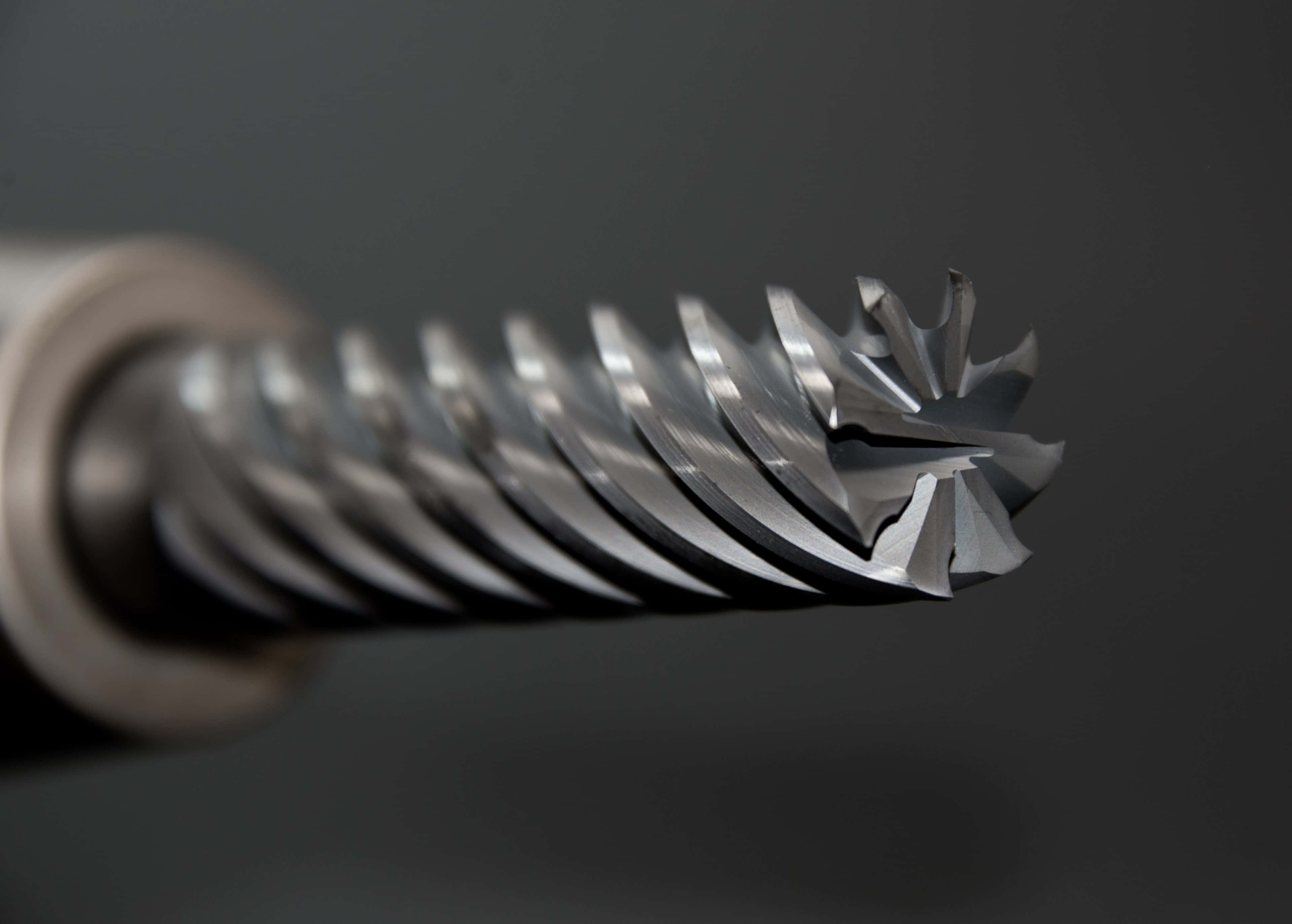 machining, metallic drill bit, sharp flutes, 4K Desktop Wallpaper