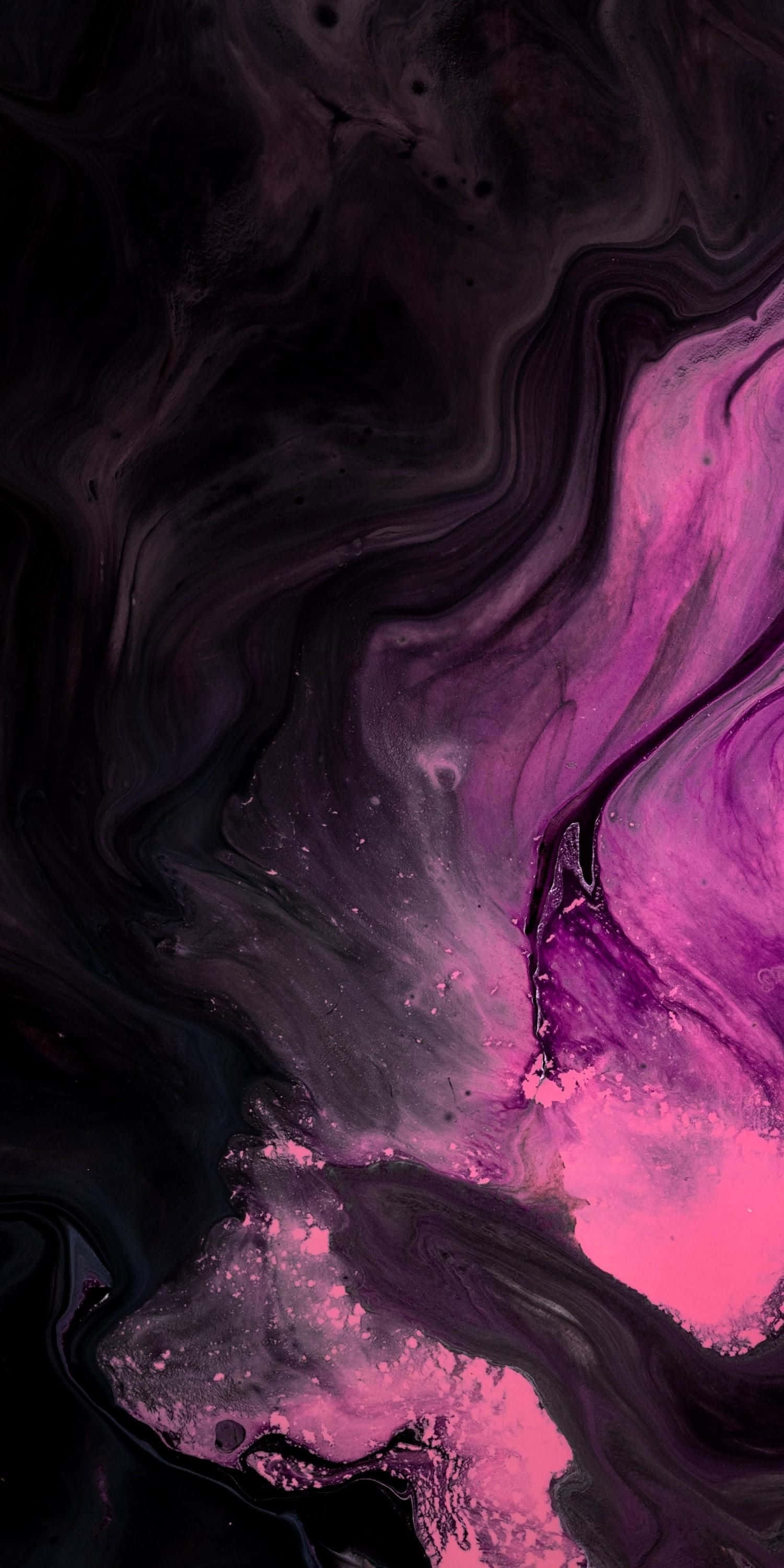 Faded Flowers in a Springtime Garden, pink, deep purple, 2K Phone Wallpaper