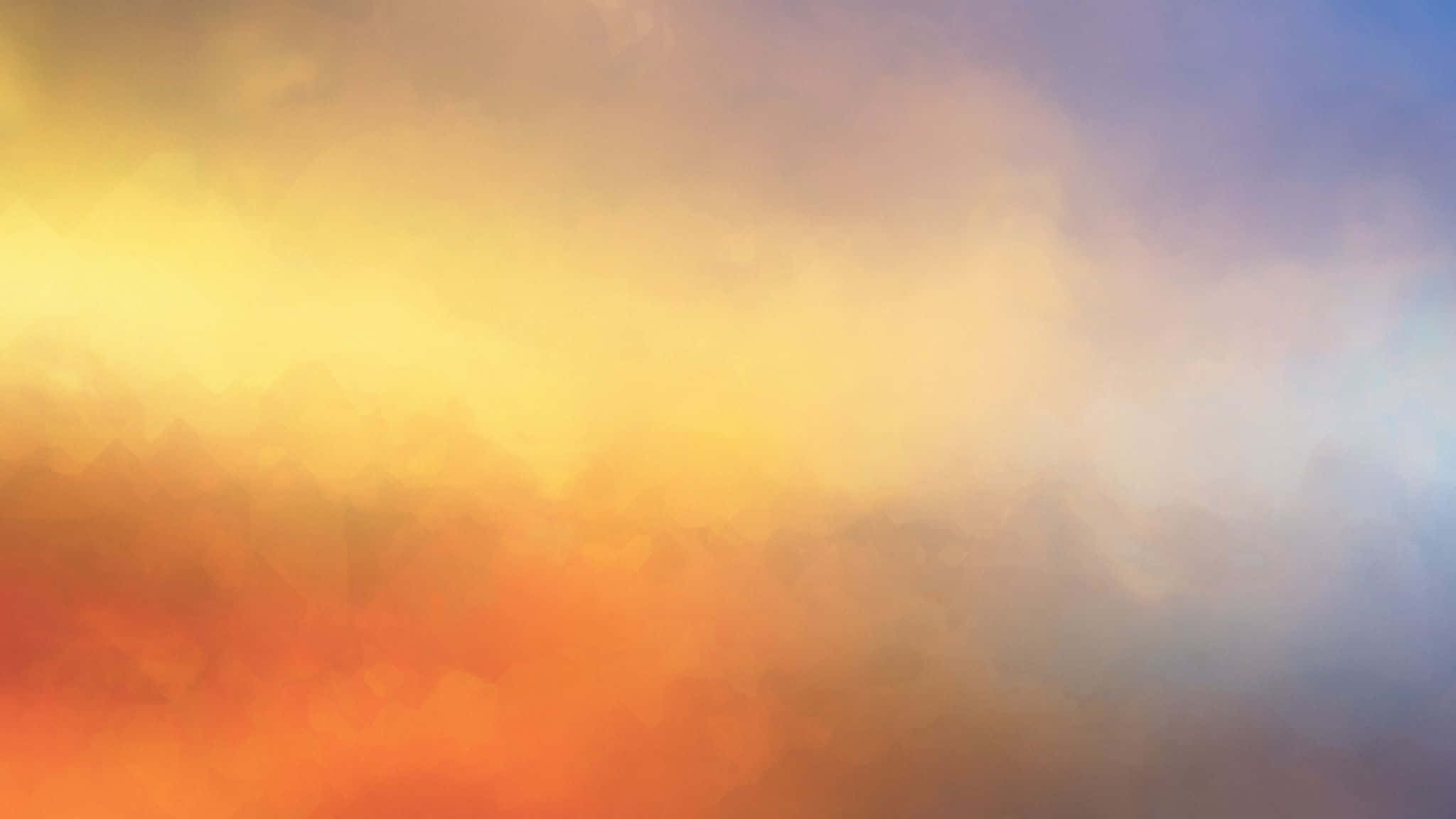 Sunset, warm oranges, yellows, Full HD Desktop Wallpaper