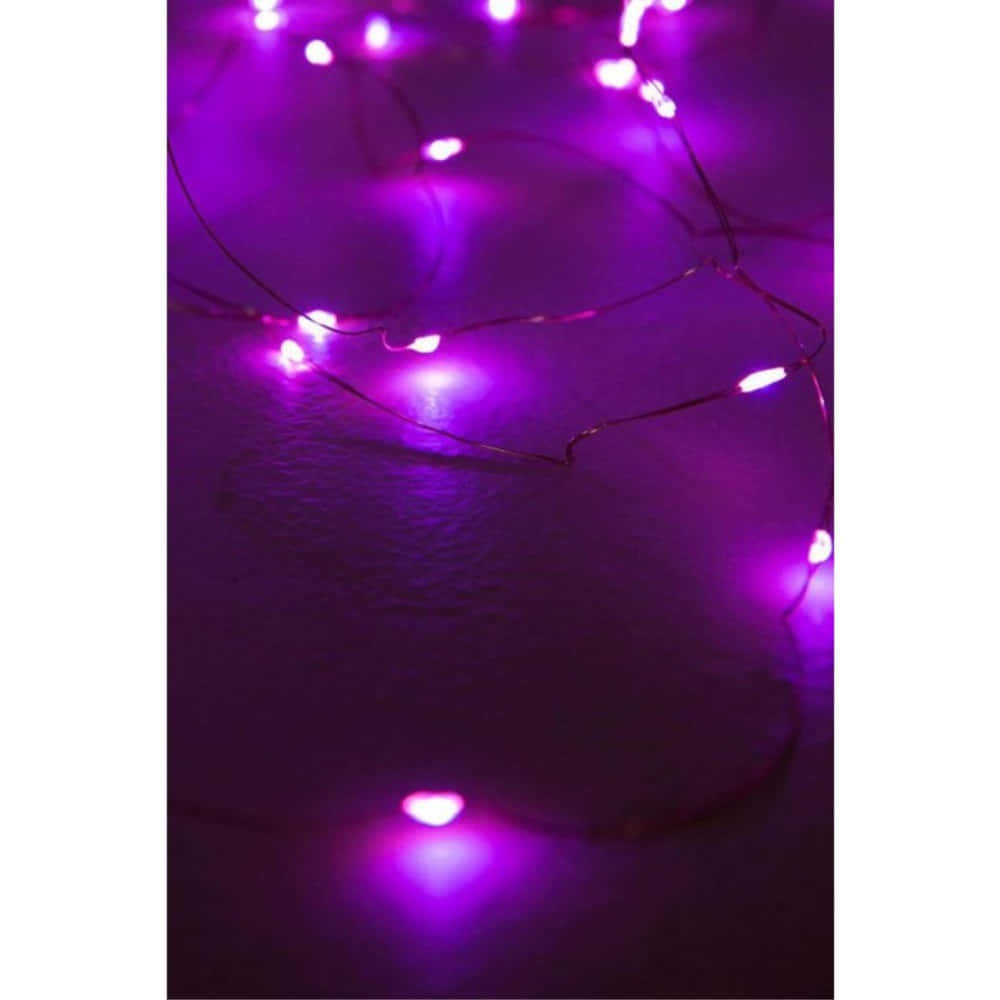 purple led lights, twinkling purple fairy lights, dark textured surface, SD Desktop Wallpaper