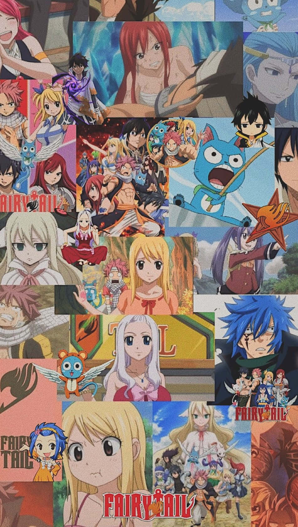 Fairy Tail, anime characters, dynamic poses, HD Phone Wallpaper