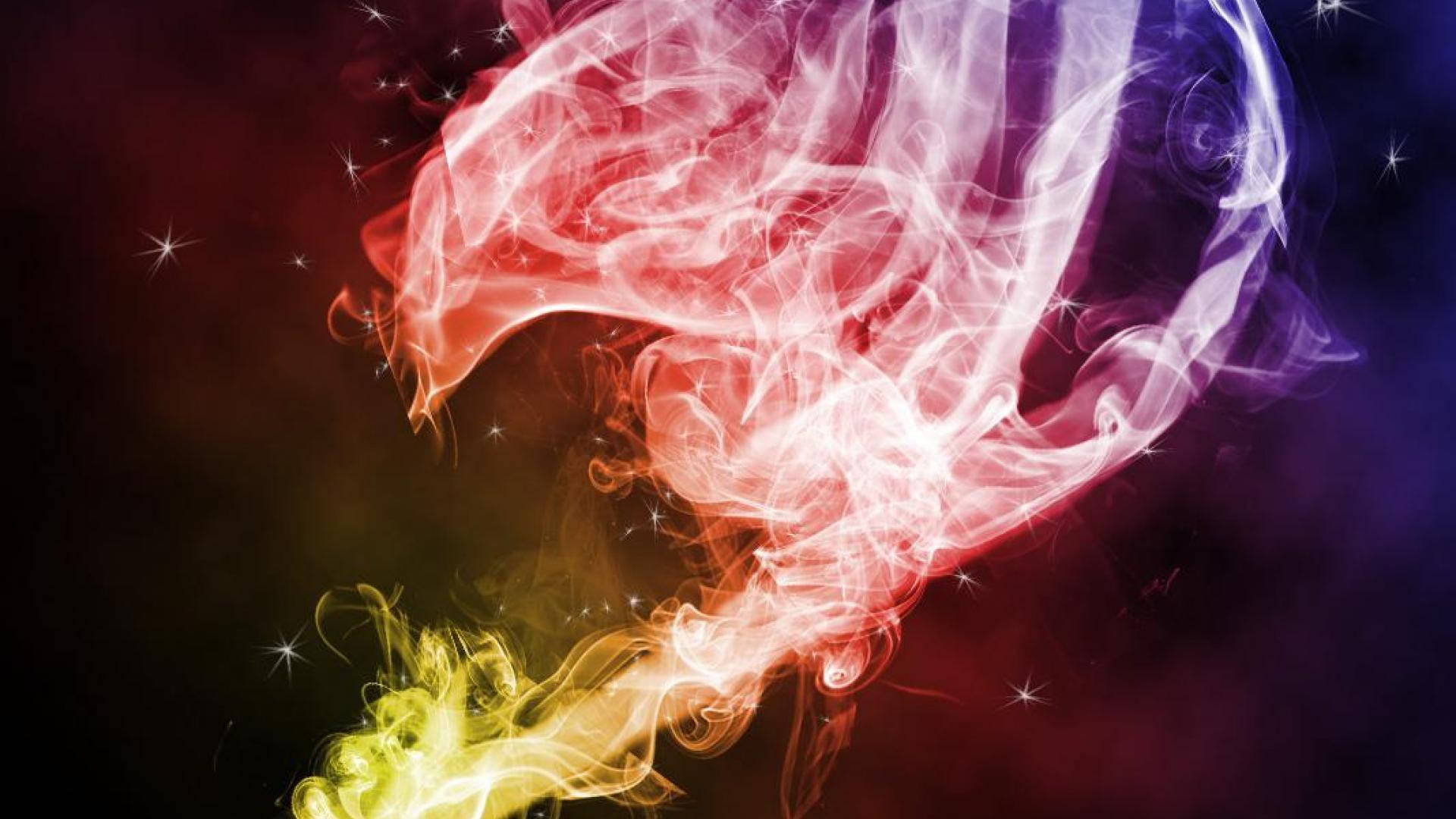 Fairy Tail, red, yellow, Full HD Desktop Wallpaper