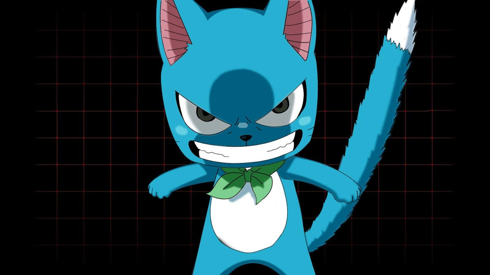 Happy, Fairy Tail, blue, HD Desktop Wallpaper