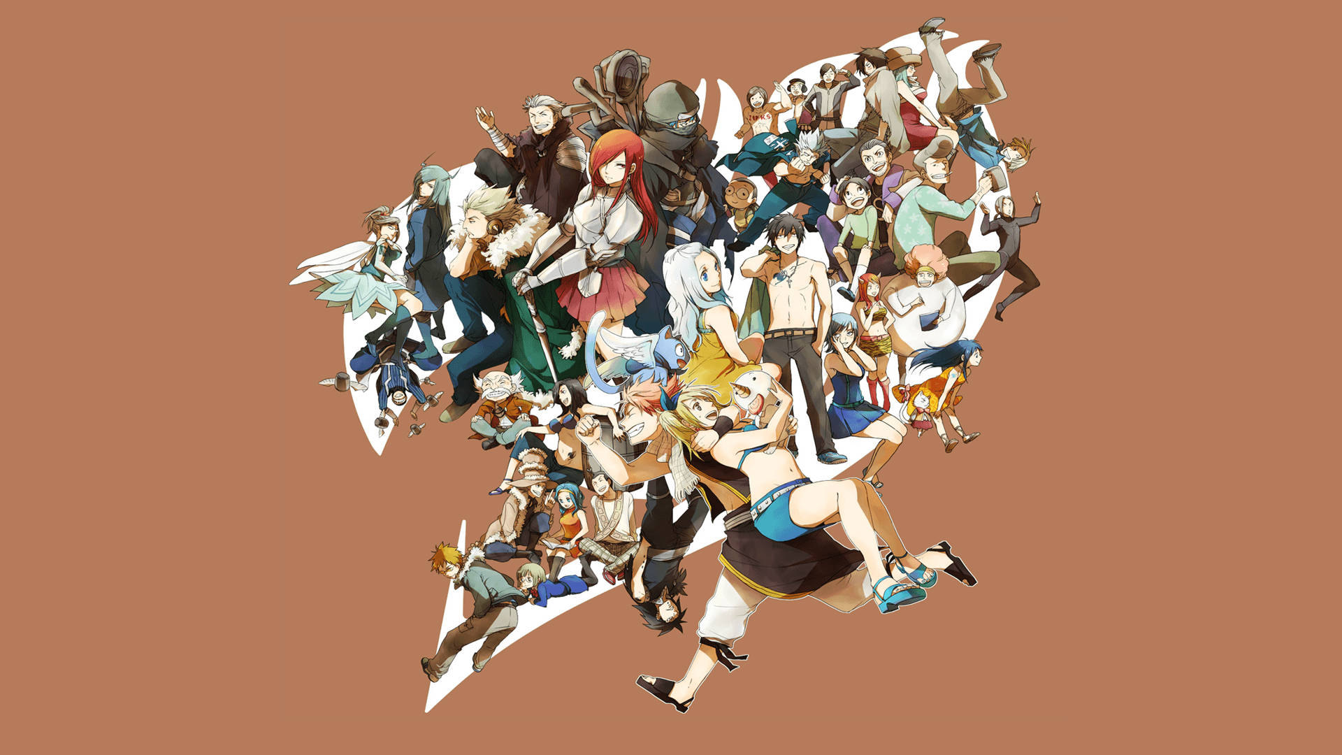 Fairy Tail, anime characters, manga series, Full HD Desktop Wallpaper