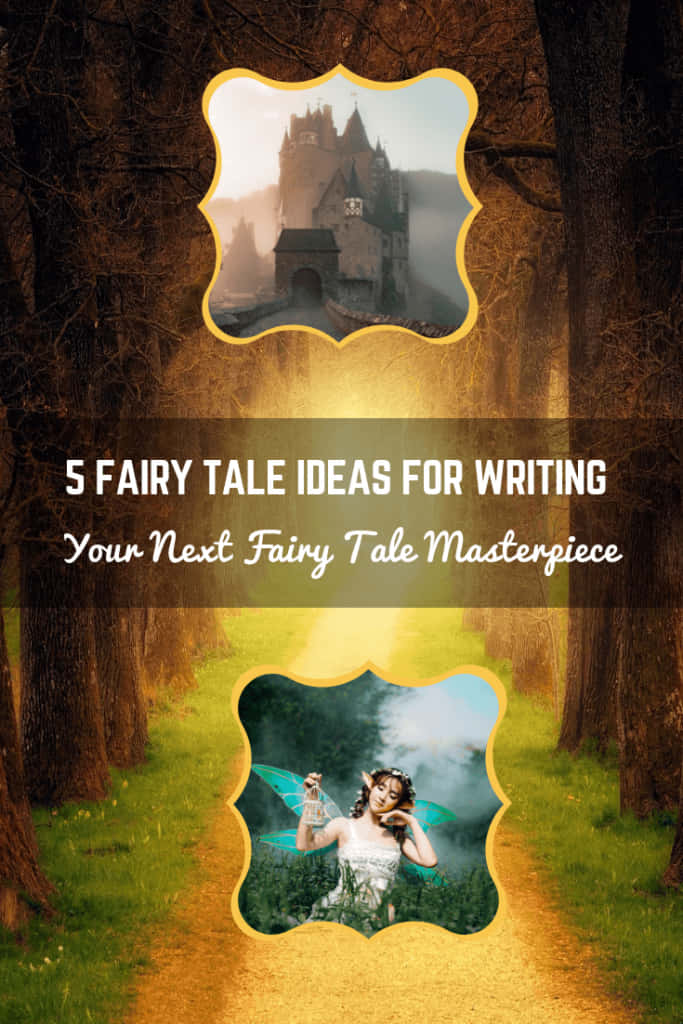 fairy tale, mystical forest path, castle, SD Phone Wallpaper