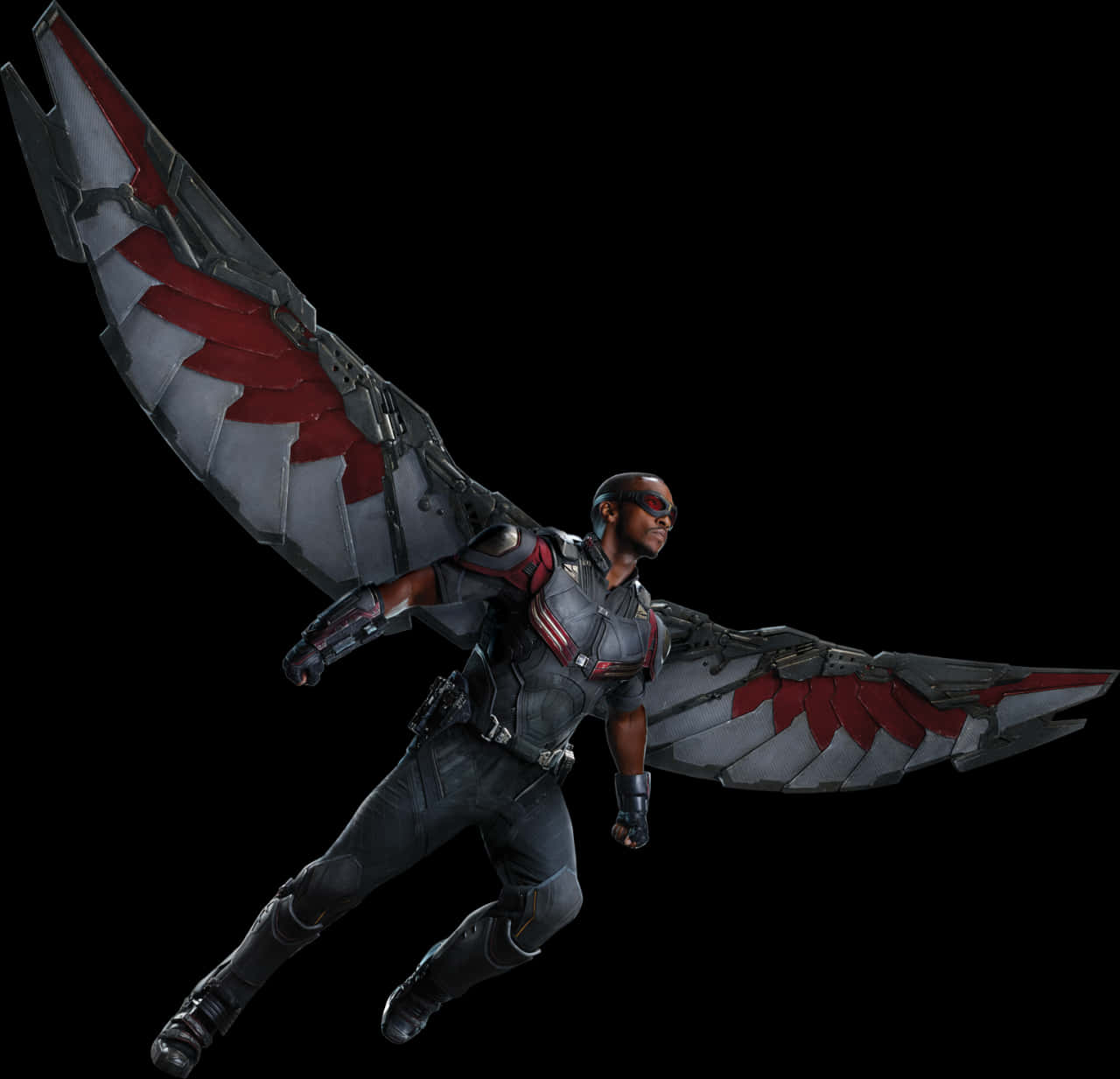 Falcon Marvel, mechanical wings, superhero, HD Desktop Wallpaper