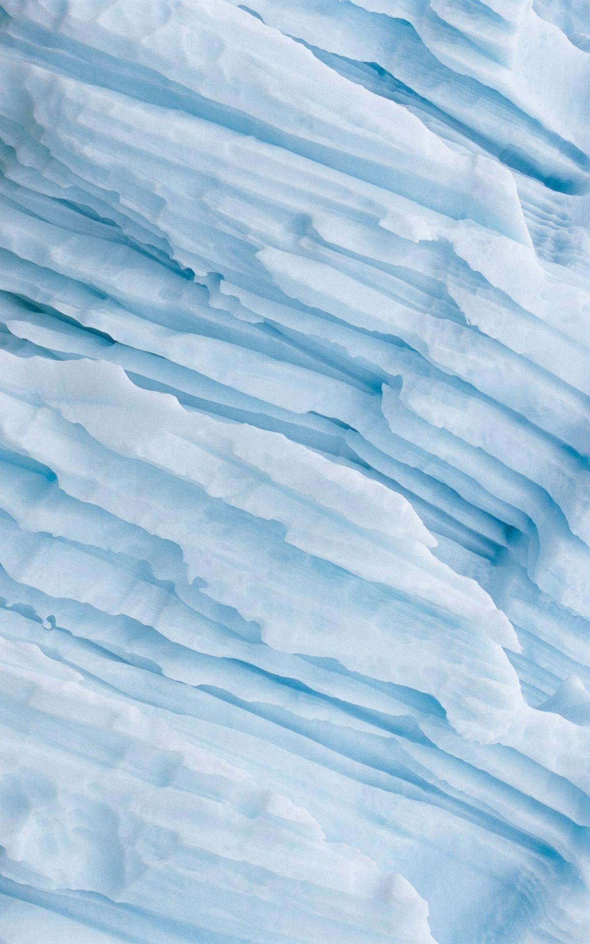 Arctic Light Blue, ice formations, soft blue, Full HD Phone Wallpaper