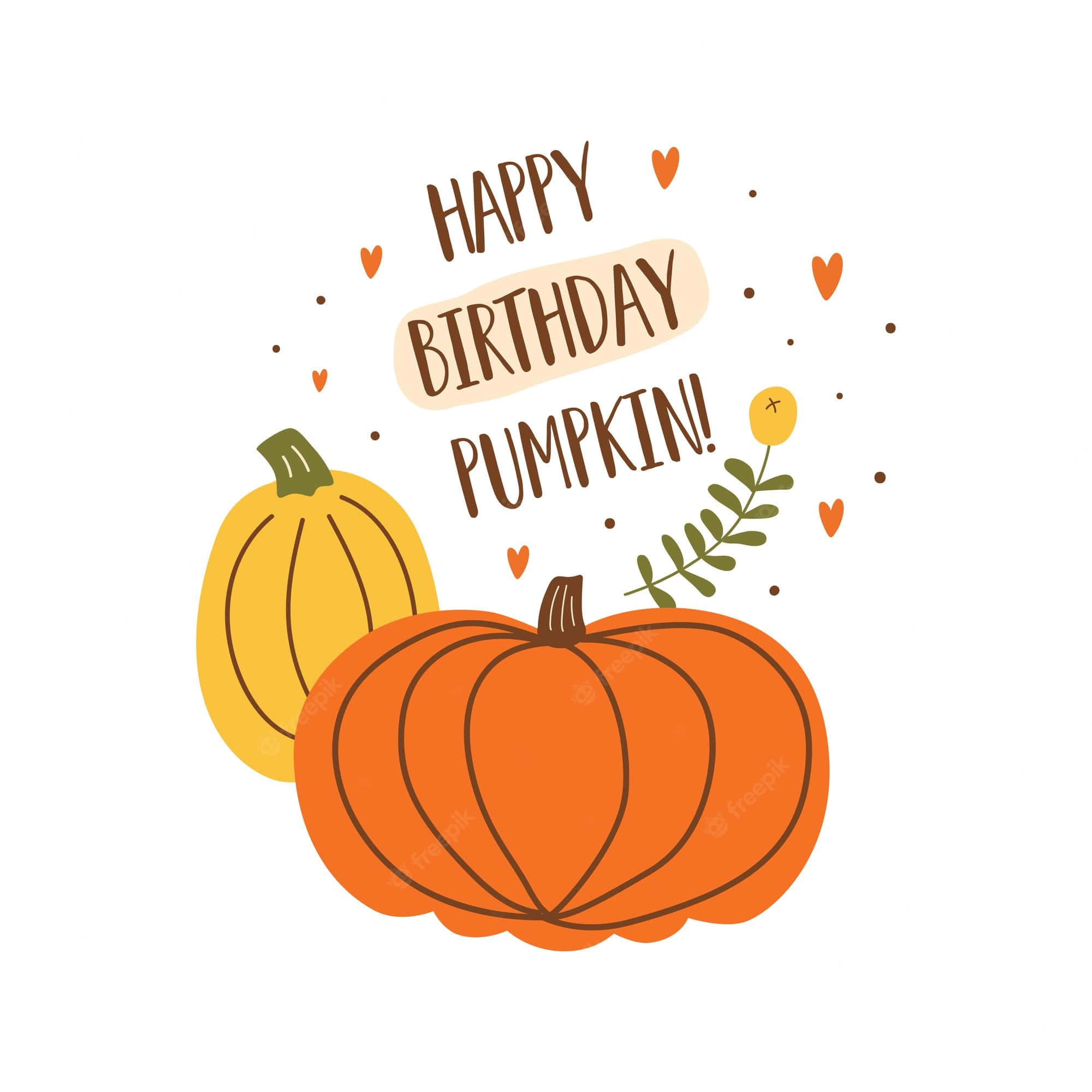 Fall Birthday, pumpkin, happy birthday, Full HD Desktop Wallpaper
