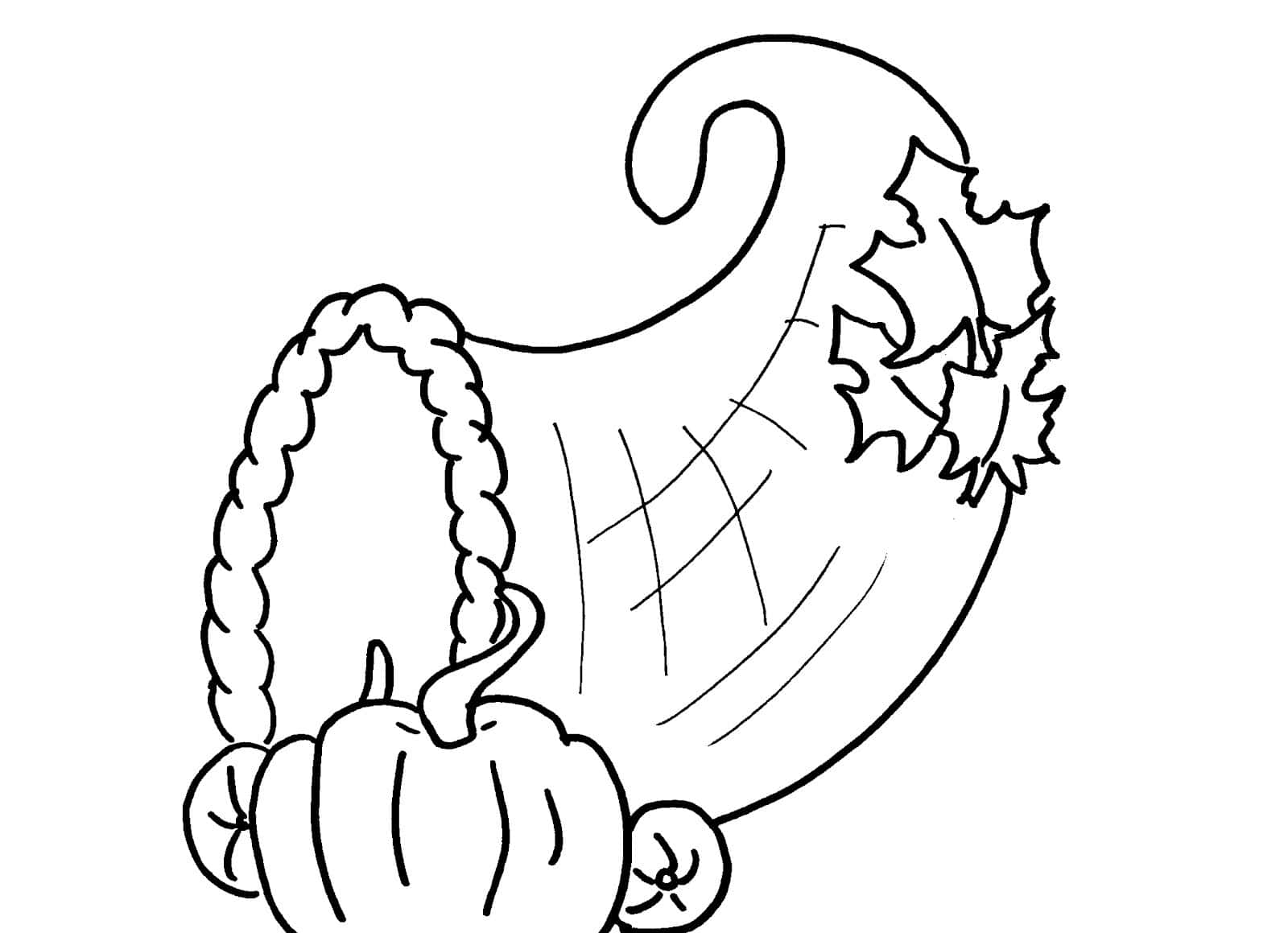 Fall Cornucopia, cornucopia, pumpkins, HD Desktop Wallpaper