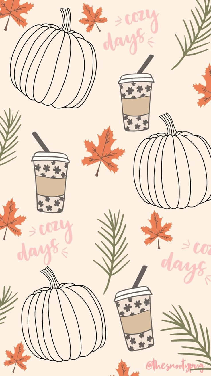 autumn season, pumpkins, orange maple leaves, HD Phone Wallpaper