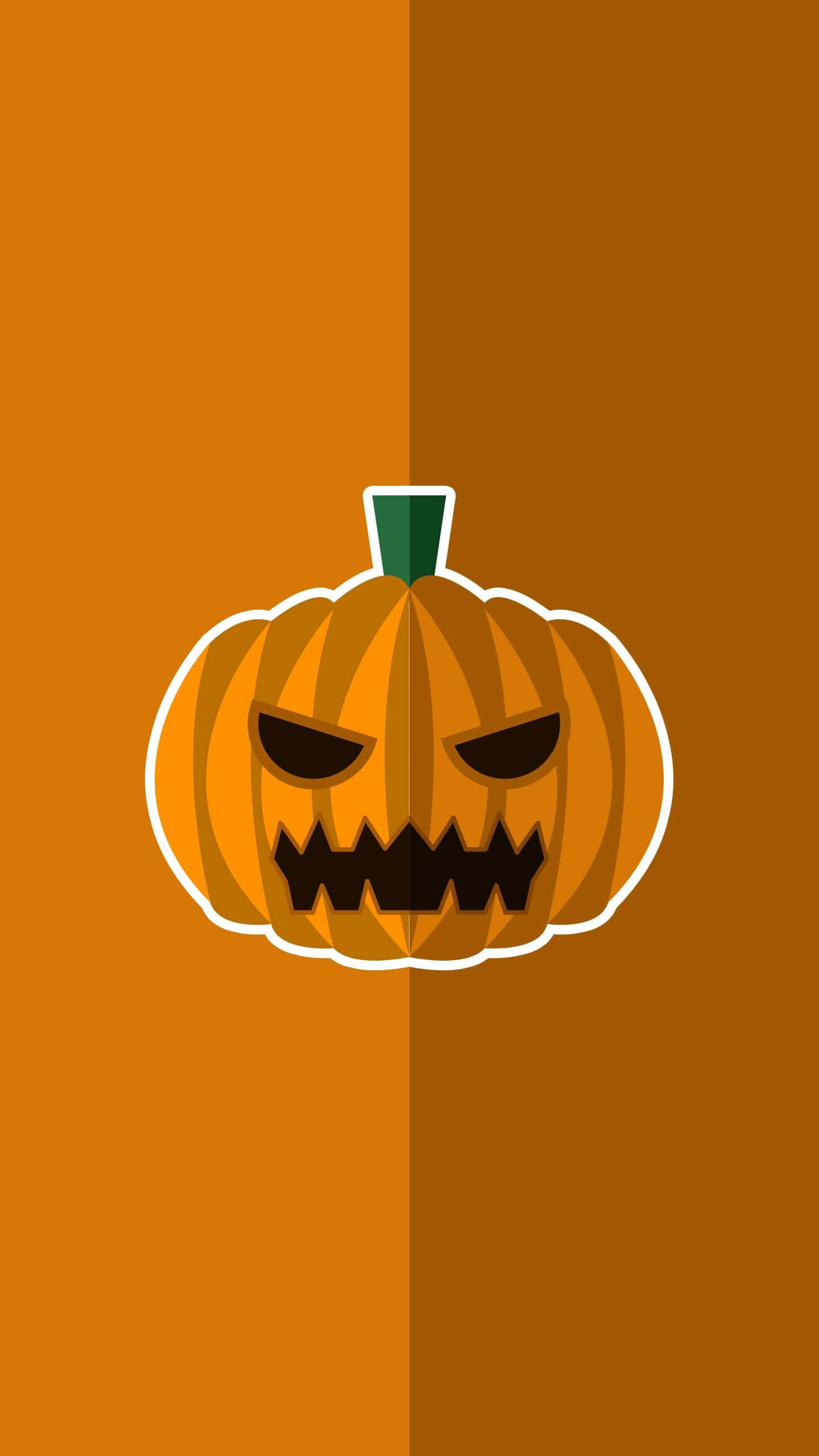 iPhone, jack-o'-lantern, orange, 2K Phone Wallpaper