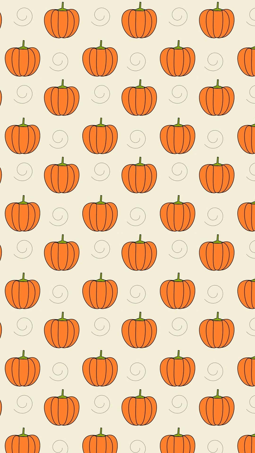 Fall Halloween, iPhone, orange pumpkins, Full HD Phone Wallpaper