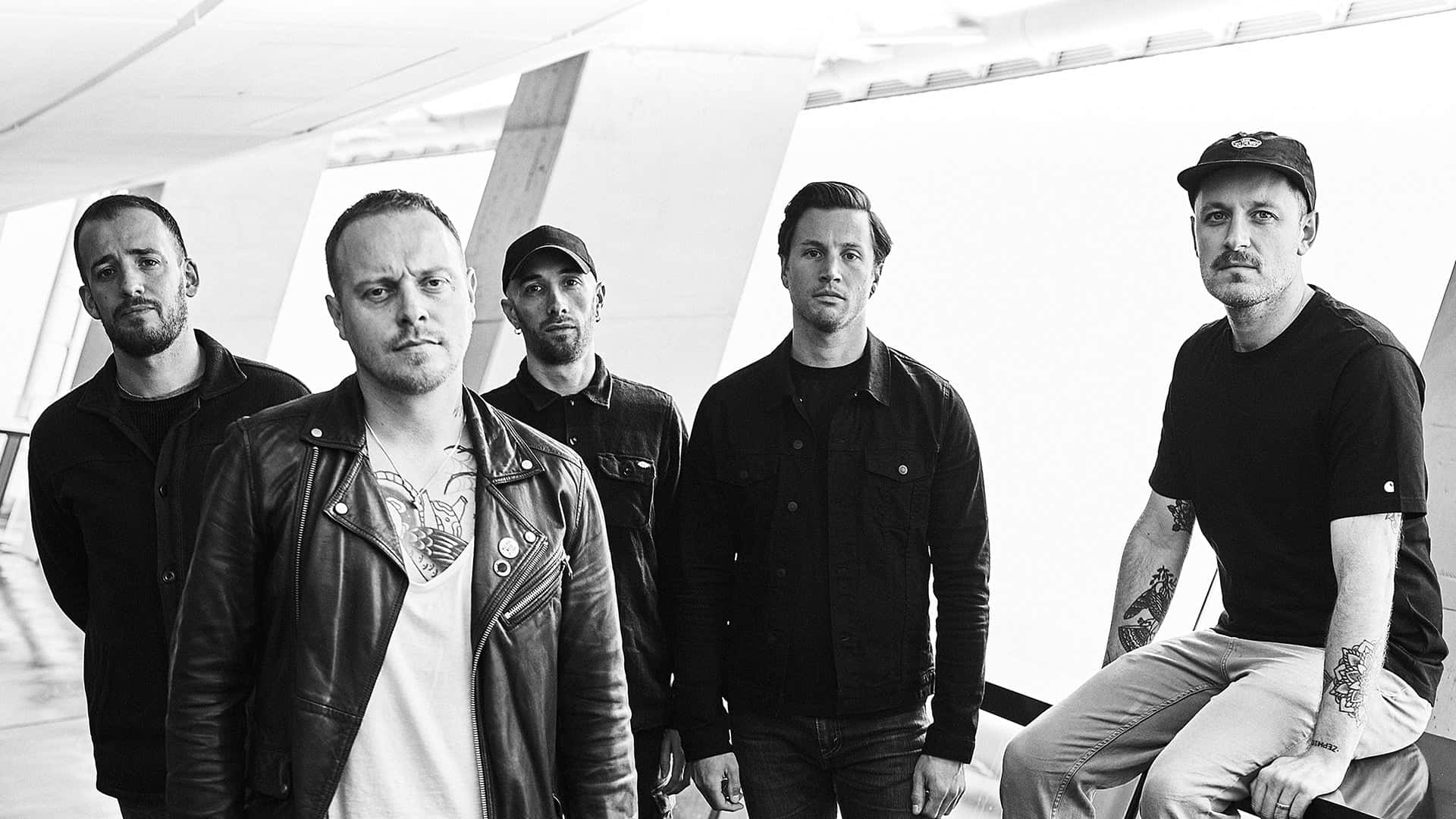 Fall Out Boy, leather jackets, caps, Full HD Desktop Wallpaper
