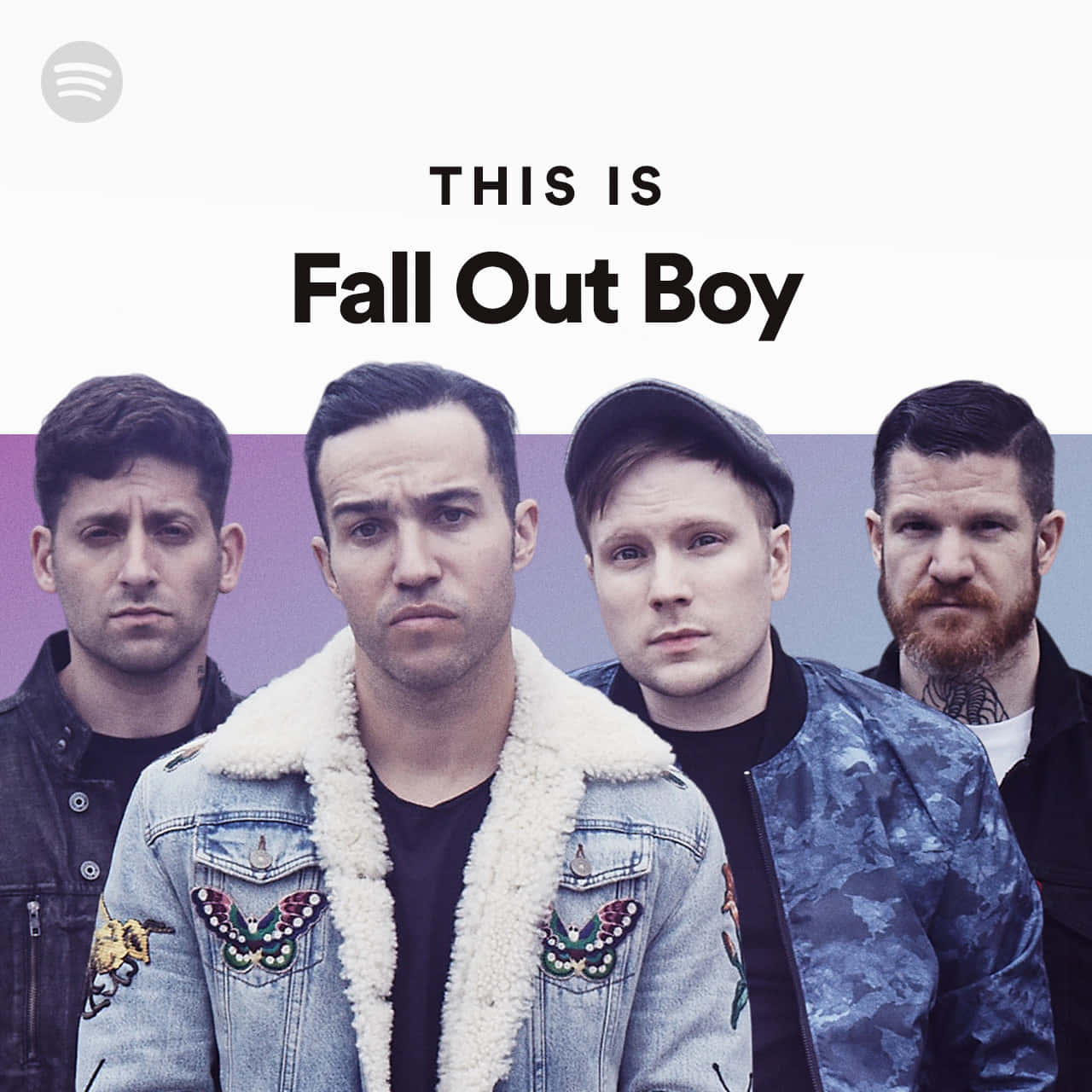 Fall Out Boy, purple, white, HD Desktop Wallpaper