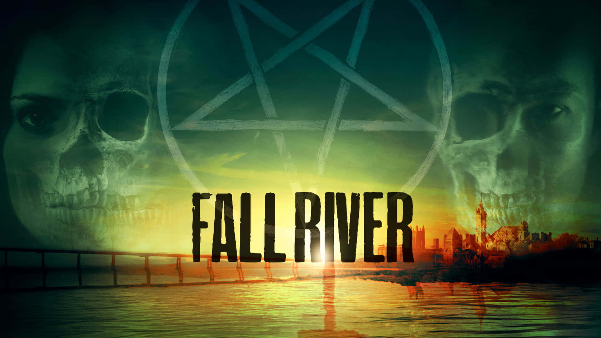 Fall River, iconic bridge, sunrise, Full HD Desktop Wallpaper
