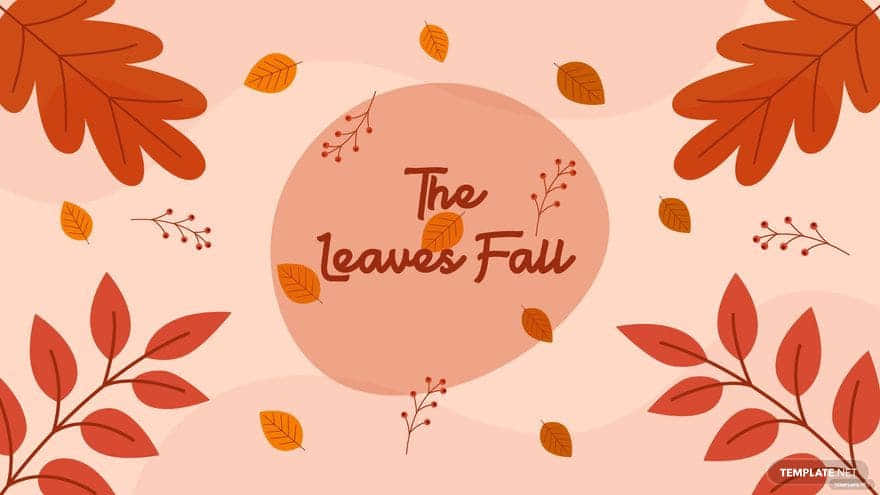 The Leaves Fall, autumn leaves, branches, SD Desktop Wallpaper