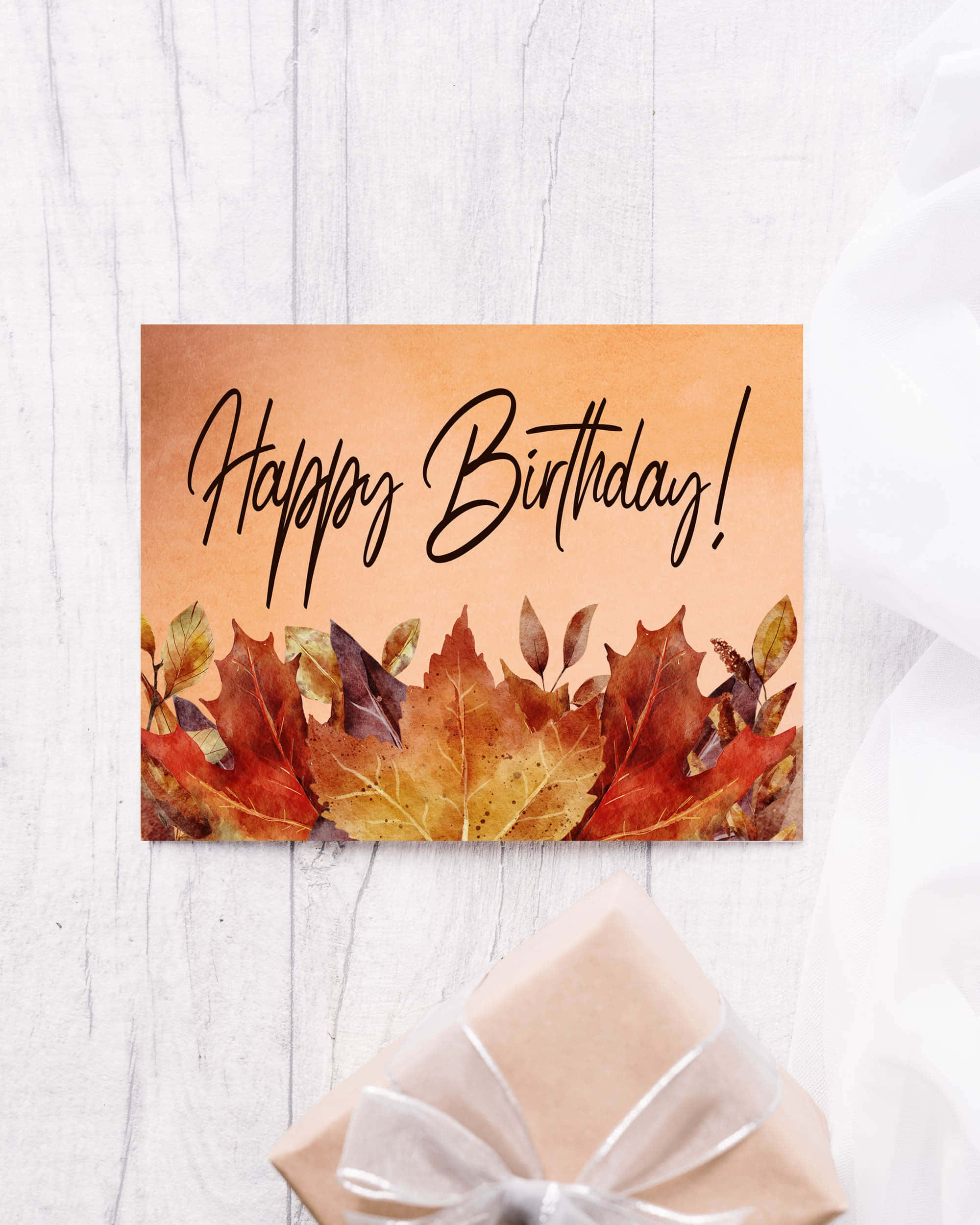 Fall, birthday, autumn leaves, Full HD Phone Wallpaper