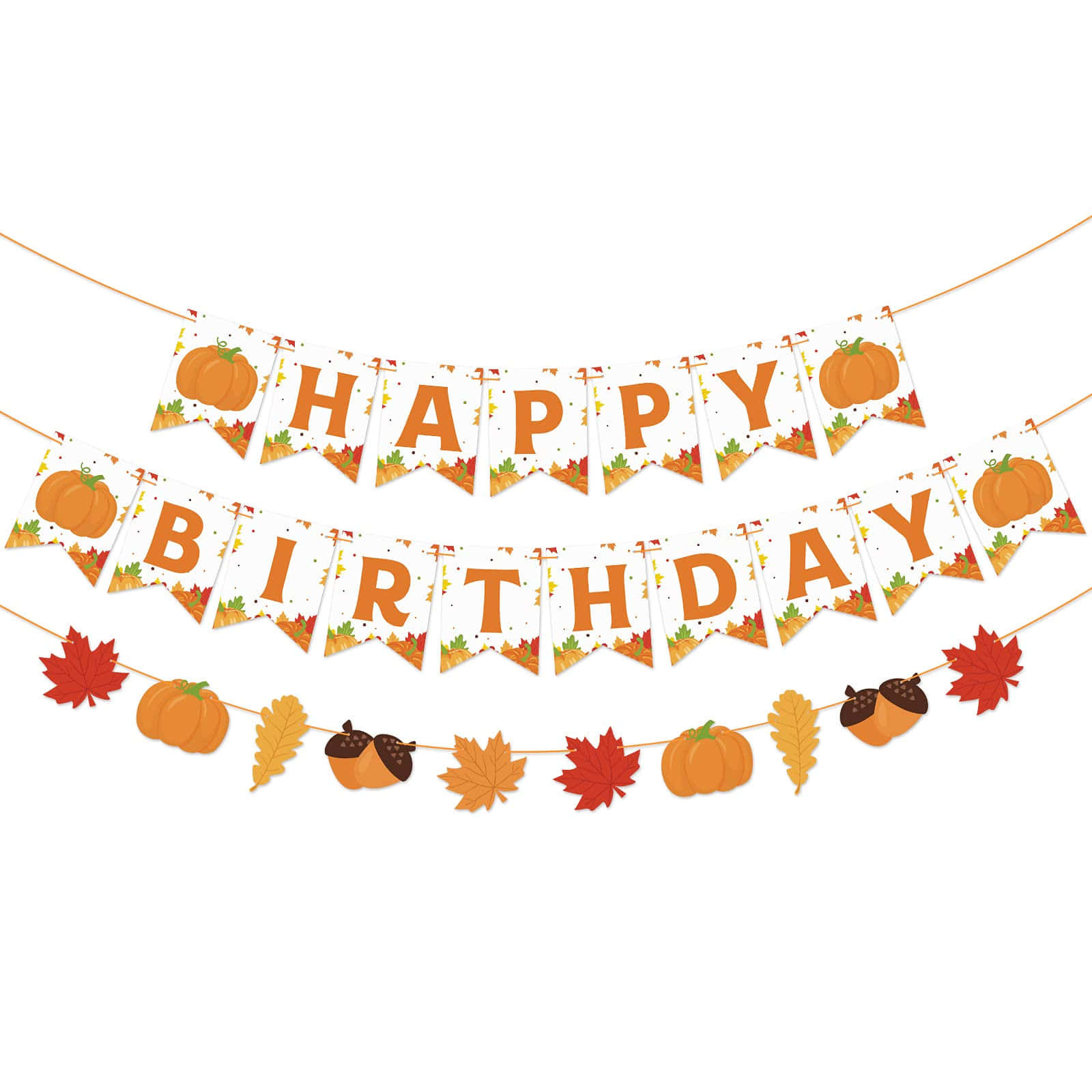 Fall Birthday, acorns, pumpkins, HD Desktop Wallpaper