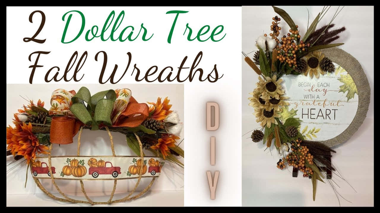 Fall Wreath, rustic wooden door, pumpkins, HD Desktop Wallpaper