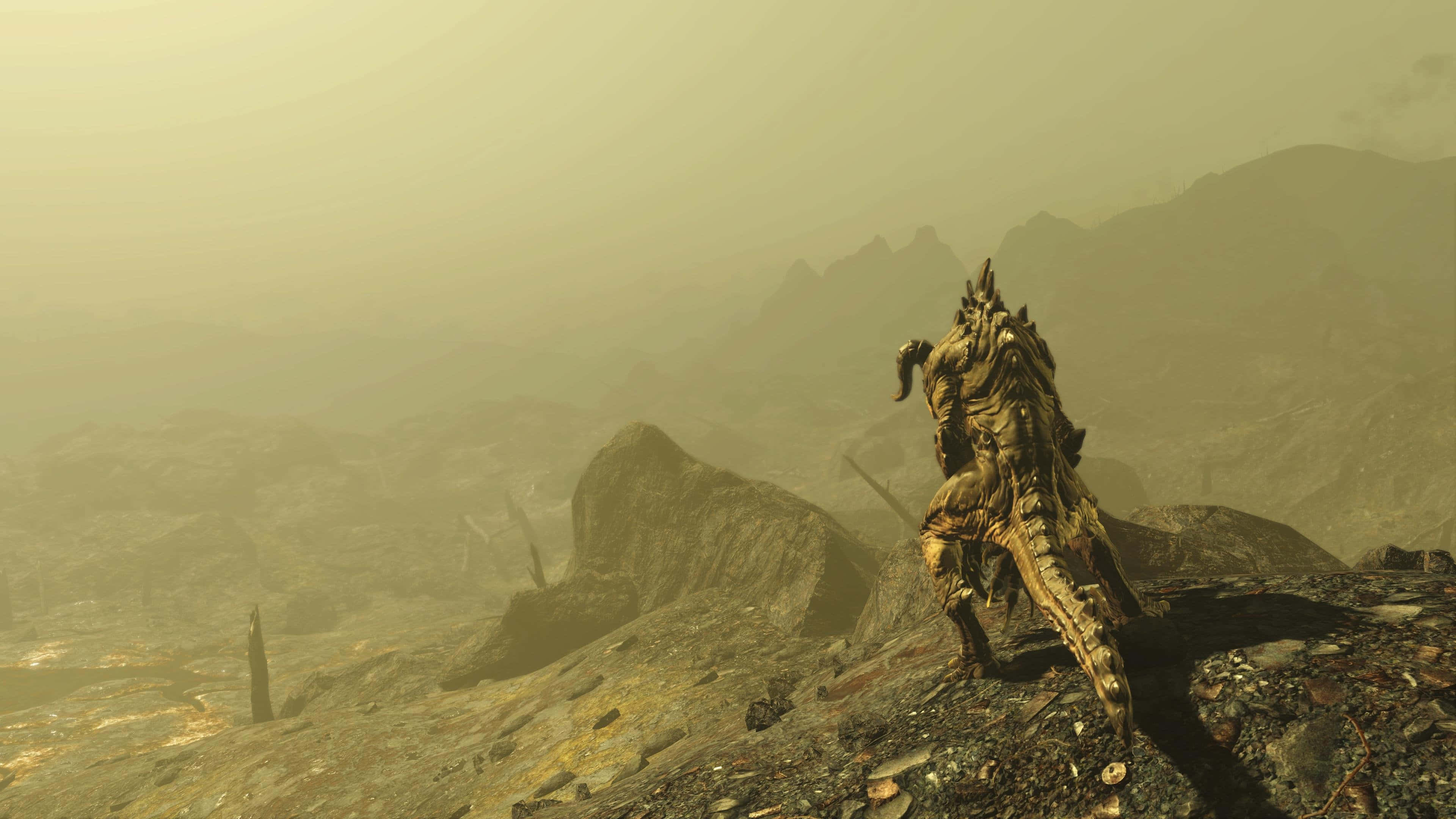 Fallout 4, terminal, armored warrior, 4K Desktop Wallpaper