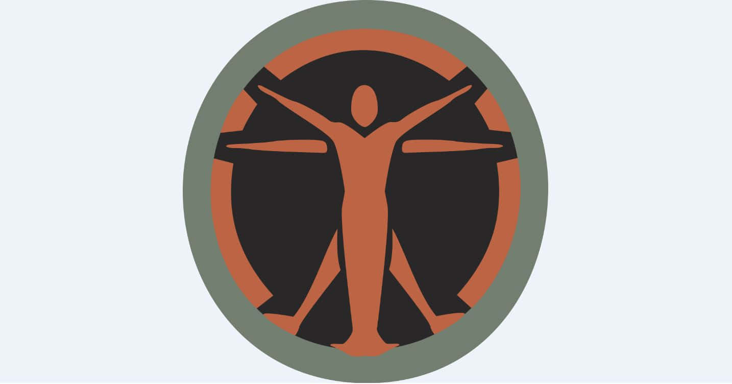 Fallout 4 Institute, The Institute, orange human figure, HD Desktop Wallpaper