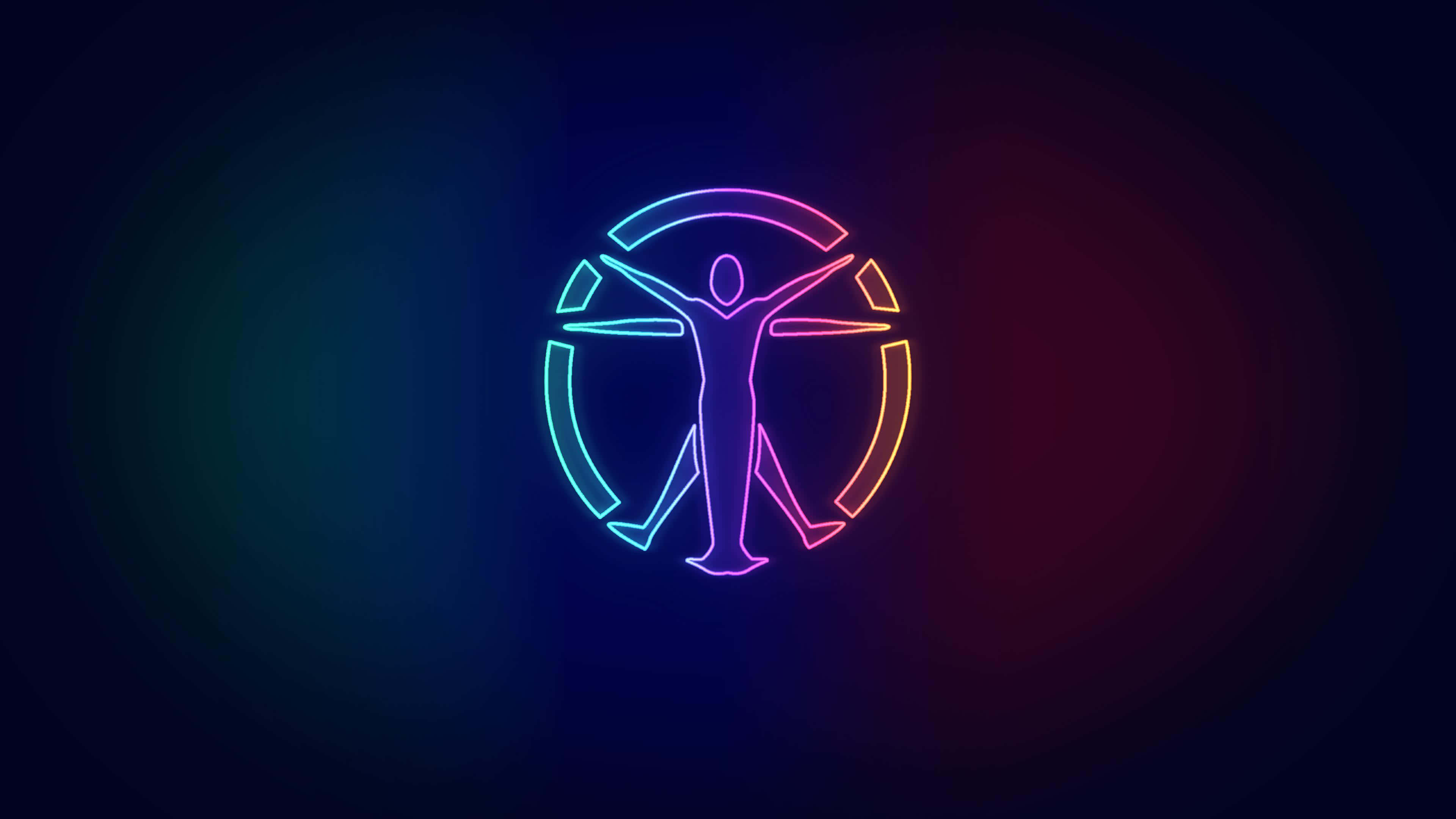 Fallout 4, Institute, neon outline, 4K Desktop Wallpaper