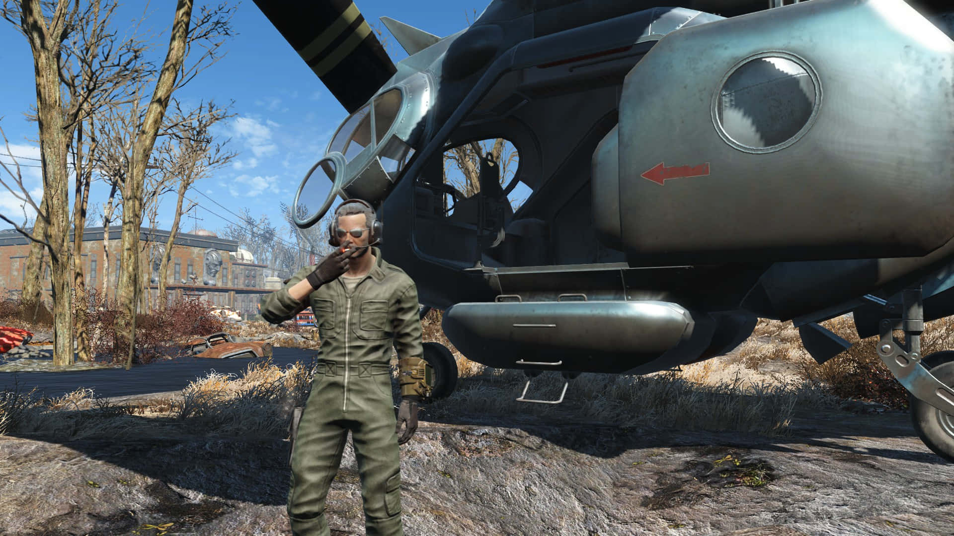 Fallout 4, The Capital Wasteland, olive fatigues, Full HD Desktop Wallpaper