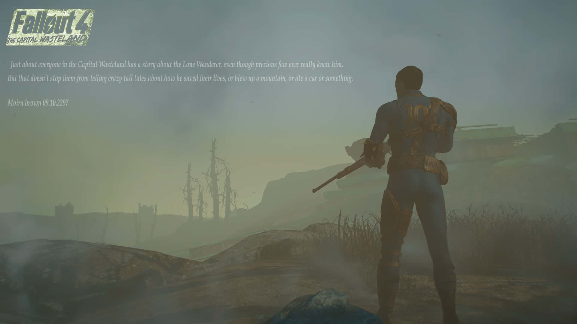 Fallout 4, The Capital Wasteland, lone survivor, Full HD Desktop Wallpaper