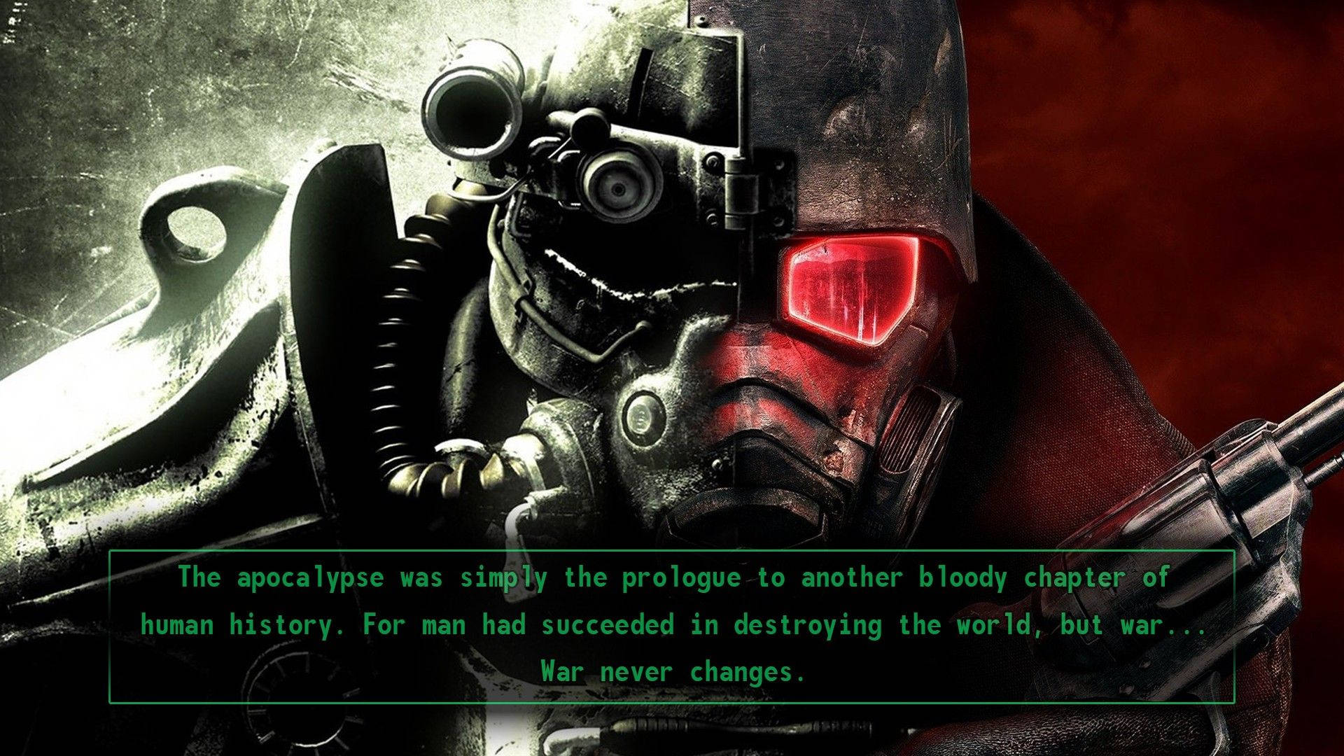 Fallout New Vegas, courier, battered helmet, Full HD Desktop Wallpaper