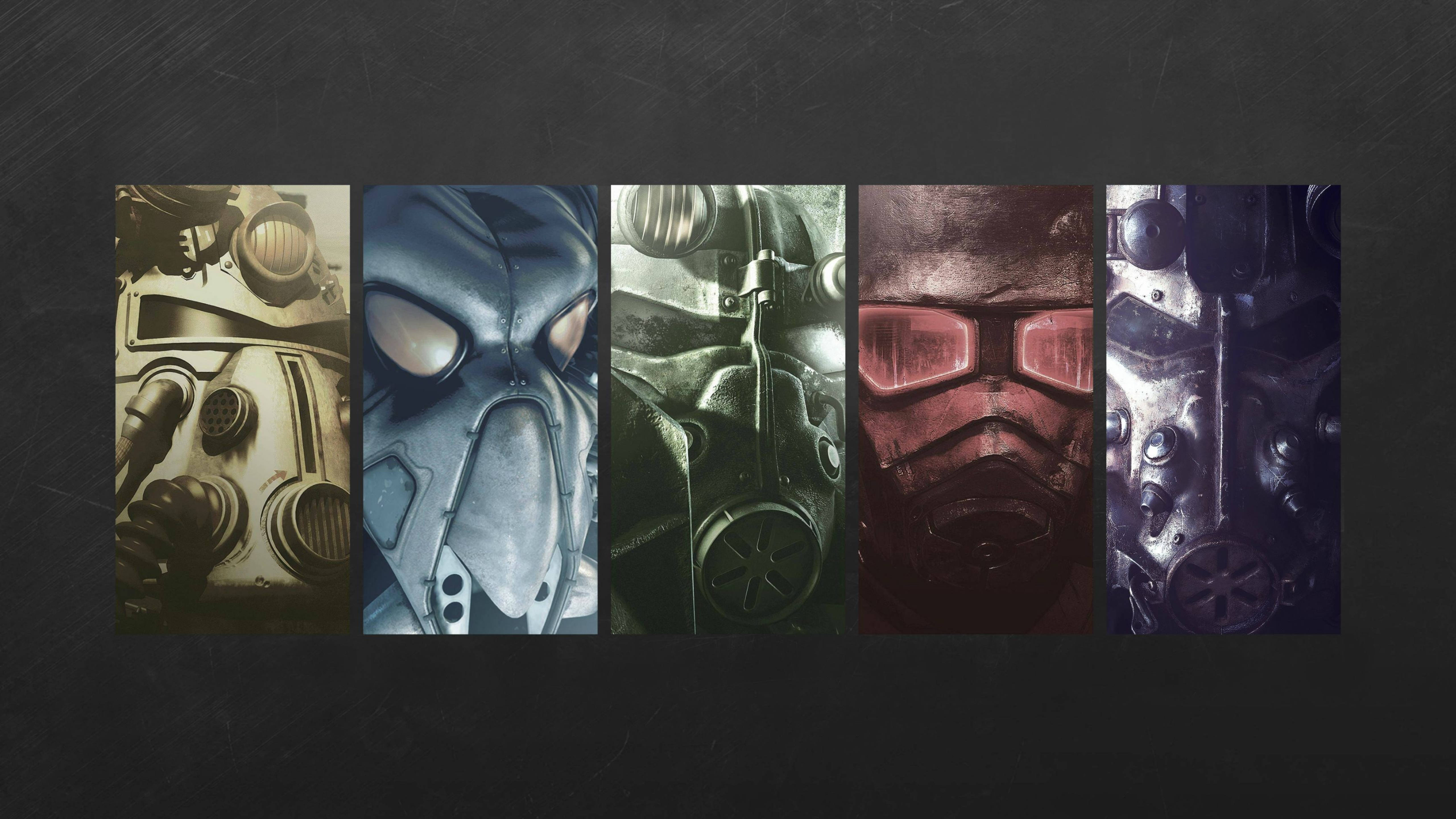 Fallout 4, 4K, gas masks, 5K Desktop Wallpaper