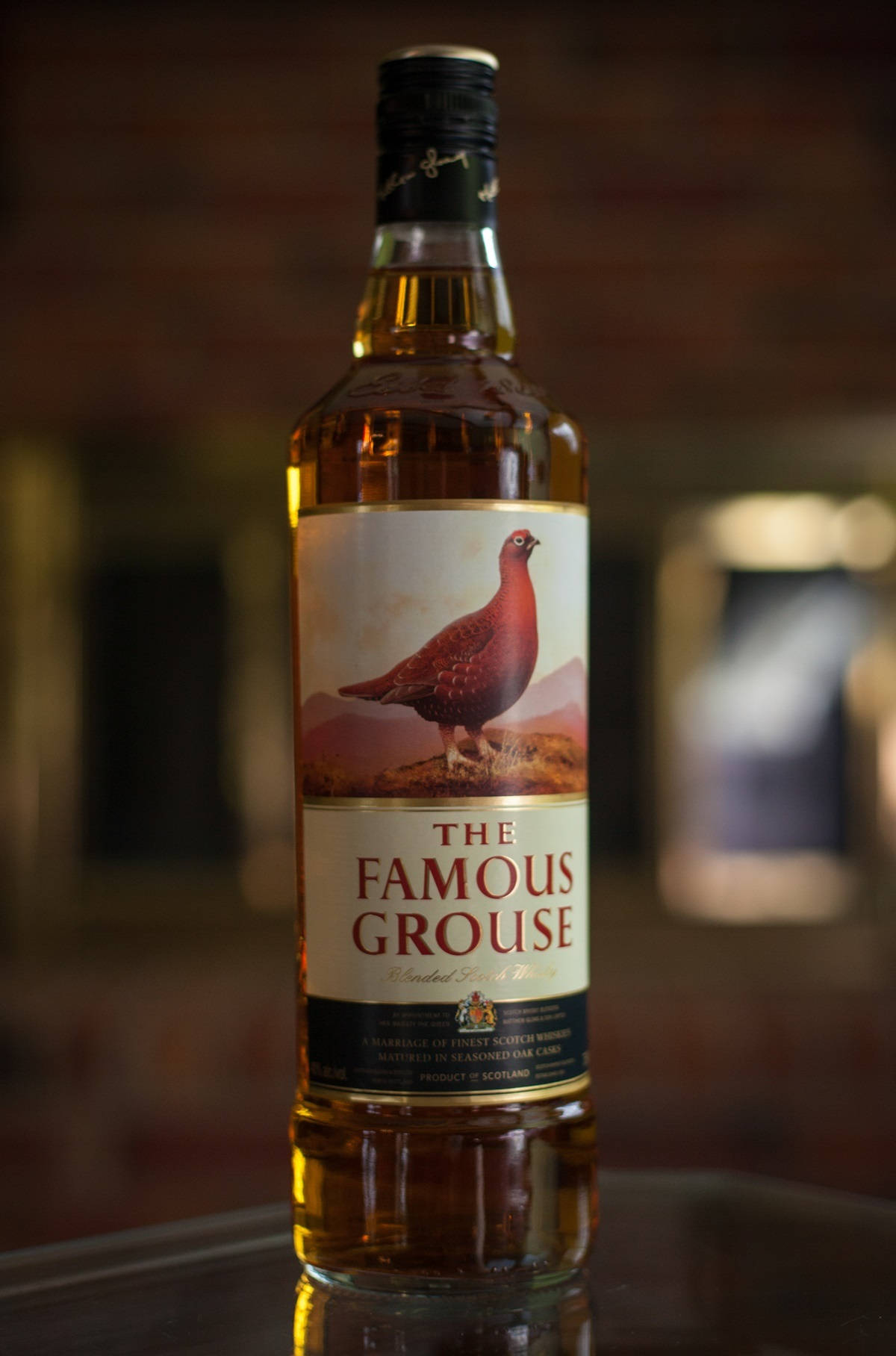 Famous Grouse, Blended Scotch, bottle, HD Phone Wallpaper