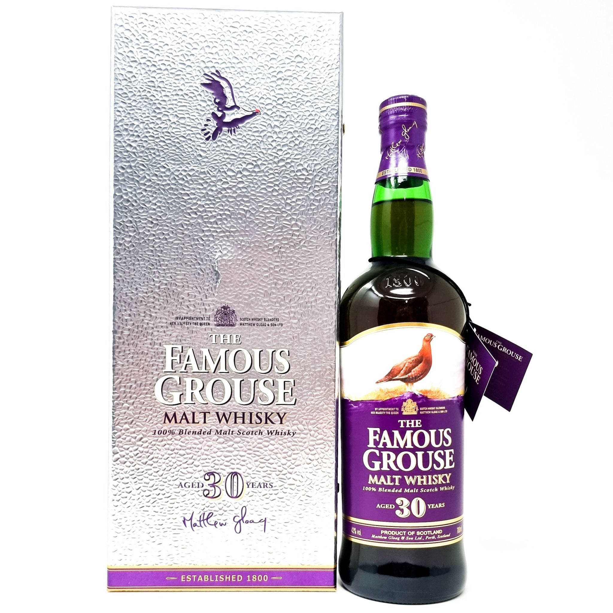 Famous Grouse, 30 Years Old Limited Edition, silver textured box, Full HD Desktop Wallpaper
