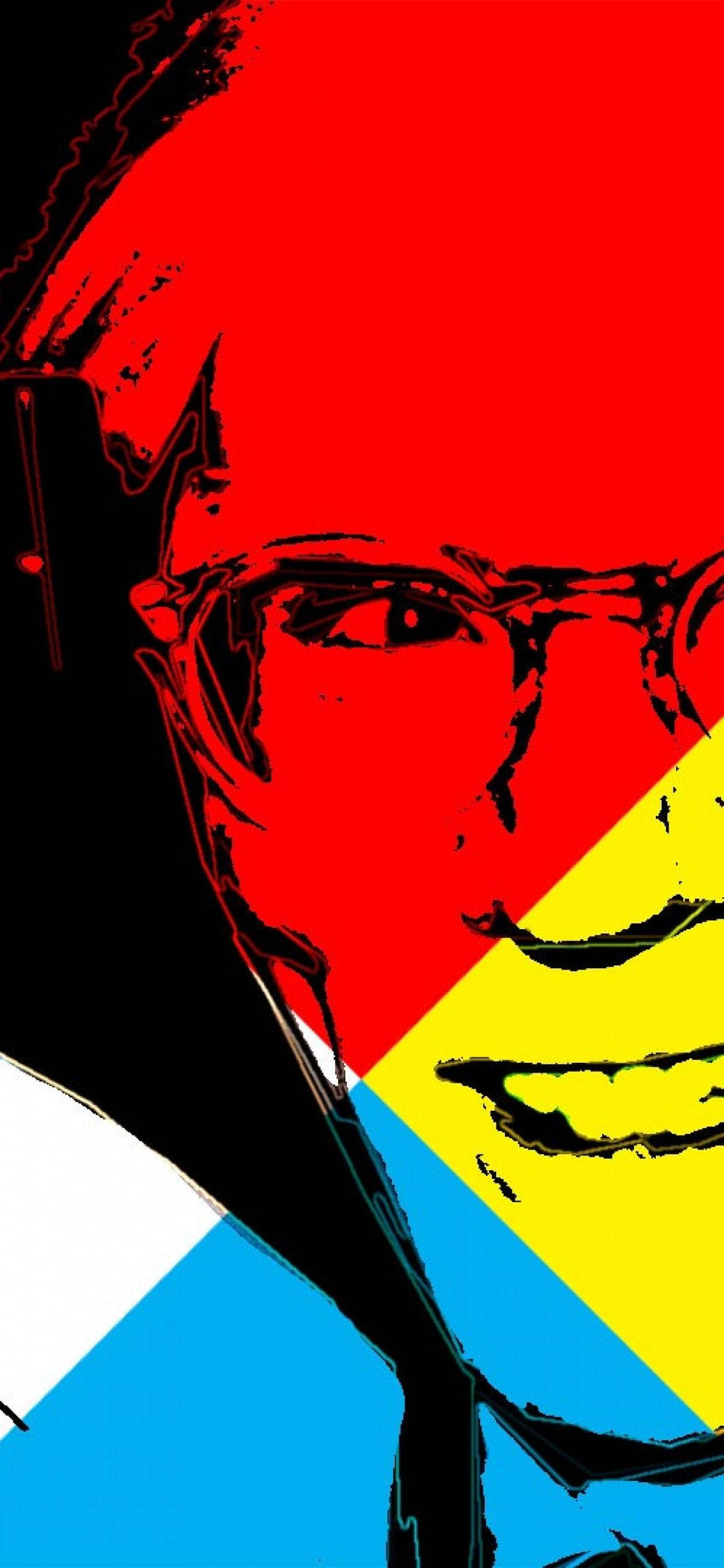 Famous Paintings iPhone, red, yellow, 2K Phone Wallpaper