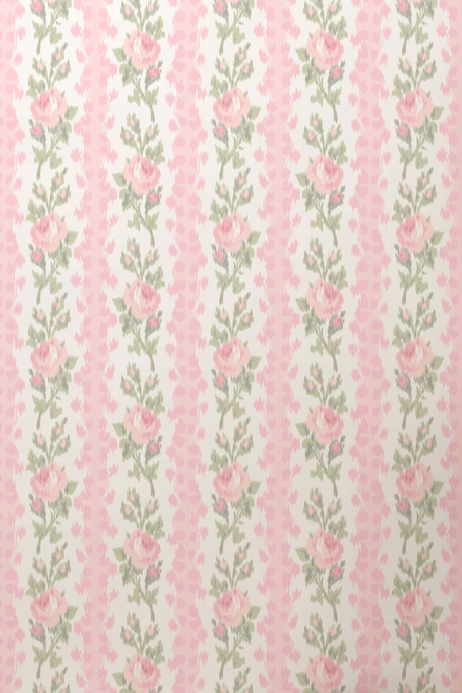 Fancy, pink rose vines, dotted stripes, Full HD Phone Wallpaper
