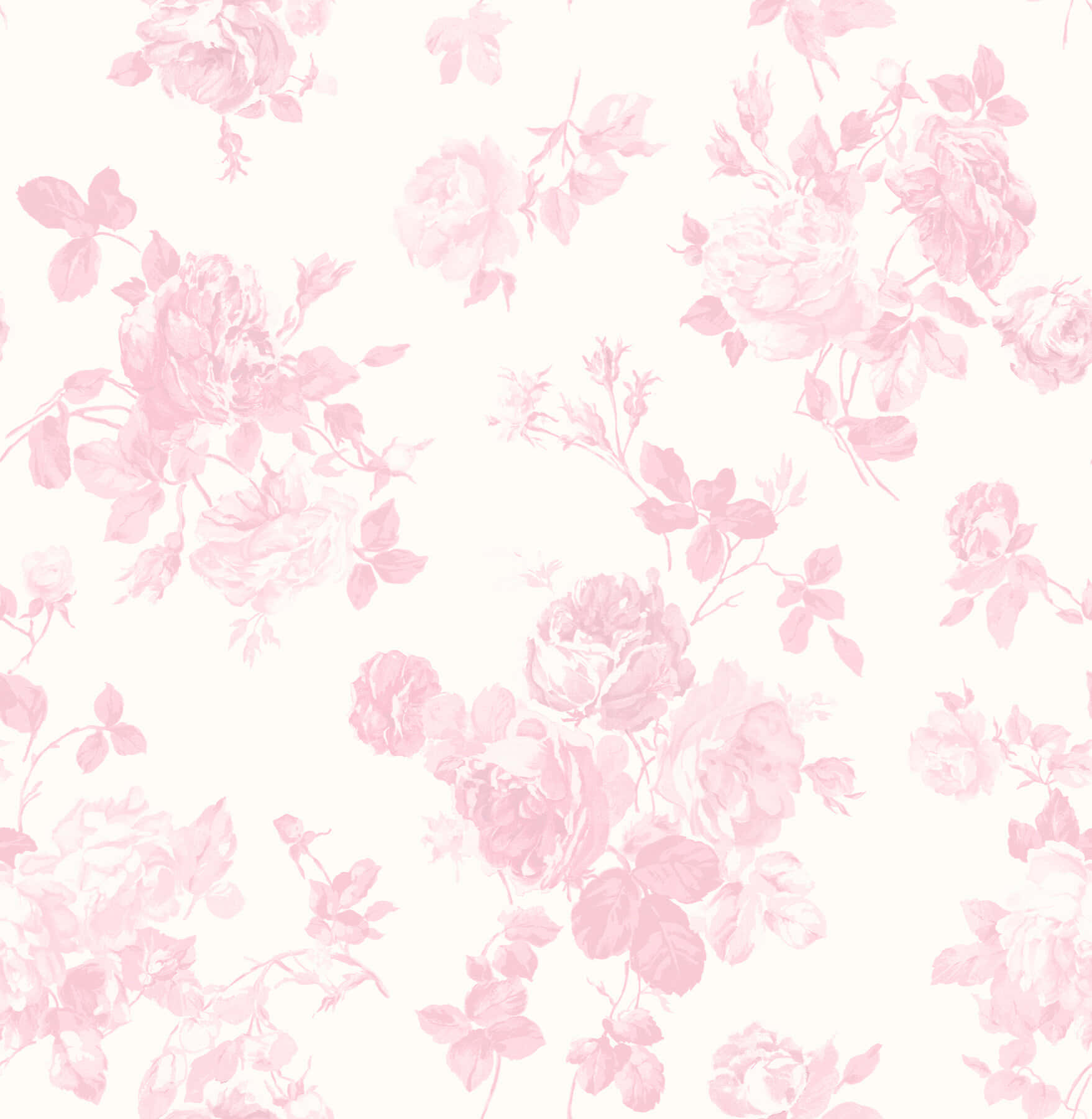 soft pink roses, creamy white background, vintage floral pattern, HD Phone Wallpaper