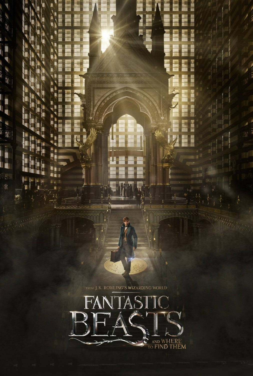 Fantastic Beasts And Where To Find Them, wizard, gothic archway, HD Phone Wallpaper