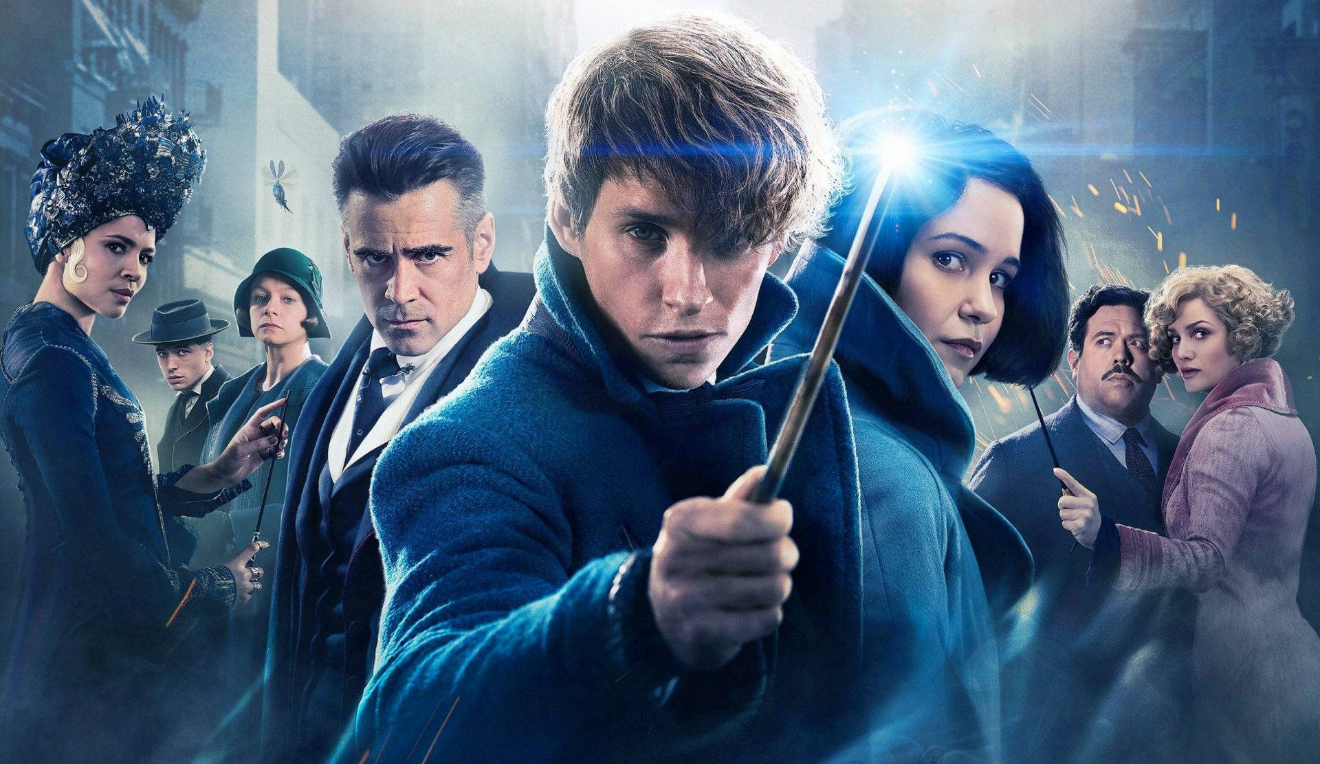 Fantastic Beasts And Where To Find Them, wizards, vintage attire, Full HD Desktop Wallpaper