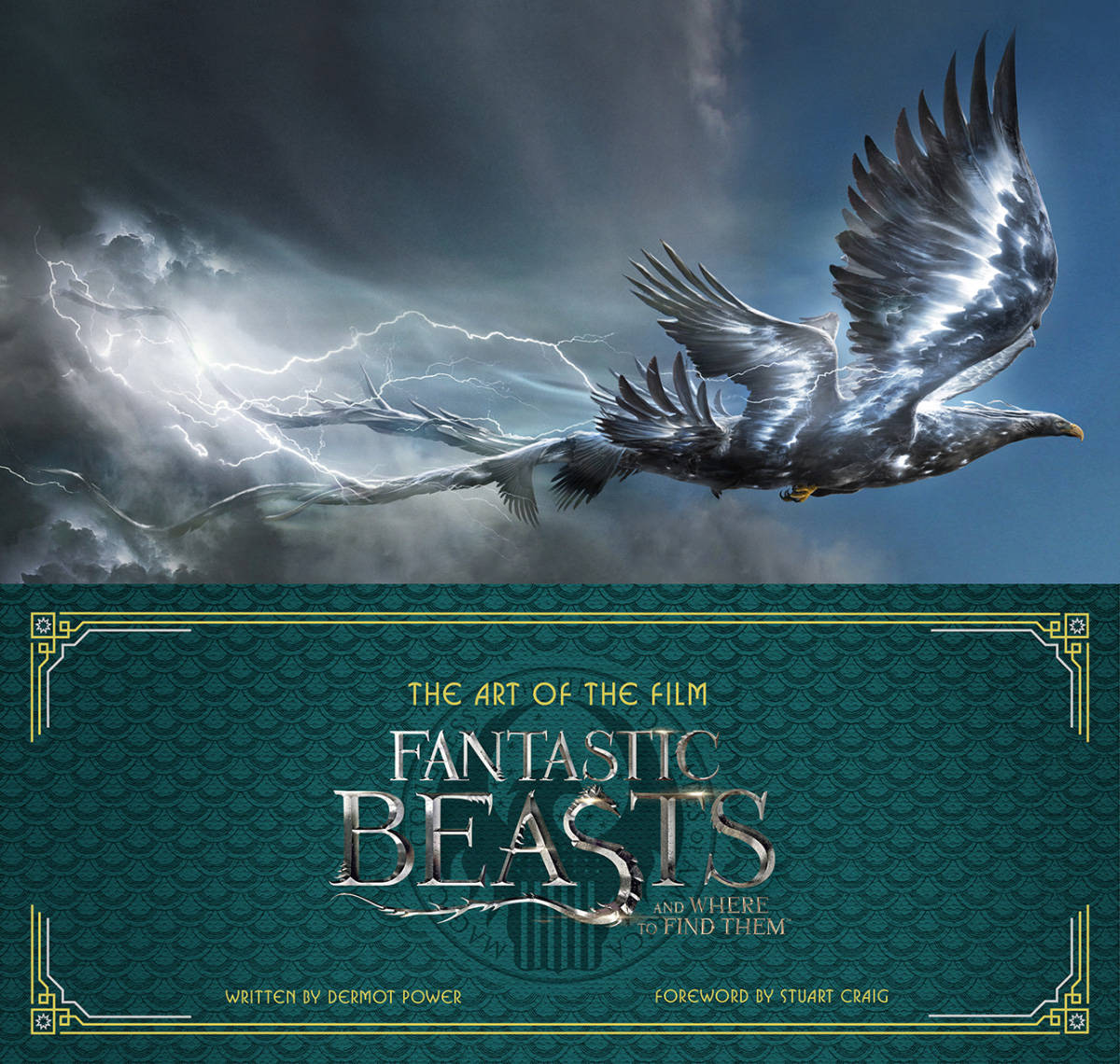 Fantastic Beasts And Where To Find Them, silver eagle, stormy sky, SD Desktop Wallpaper