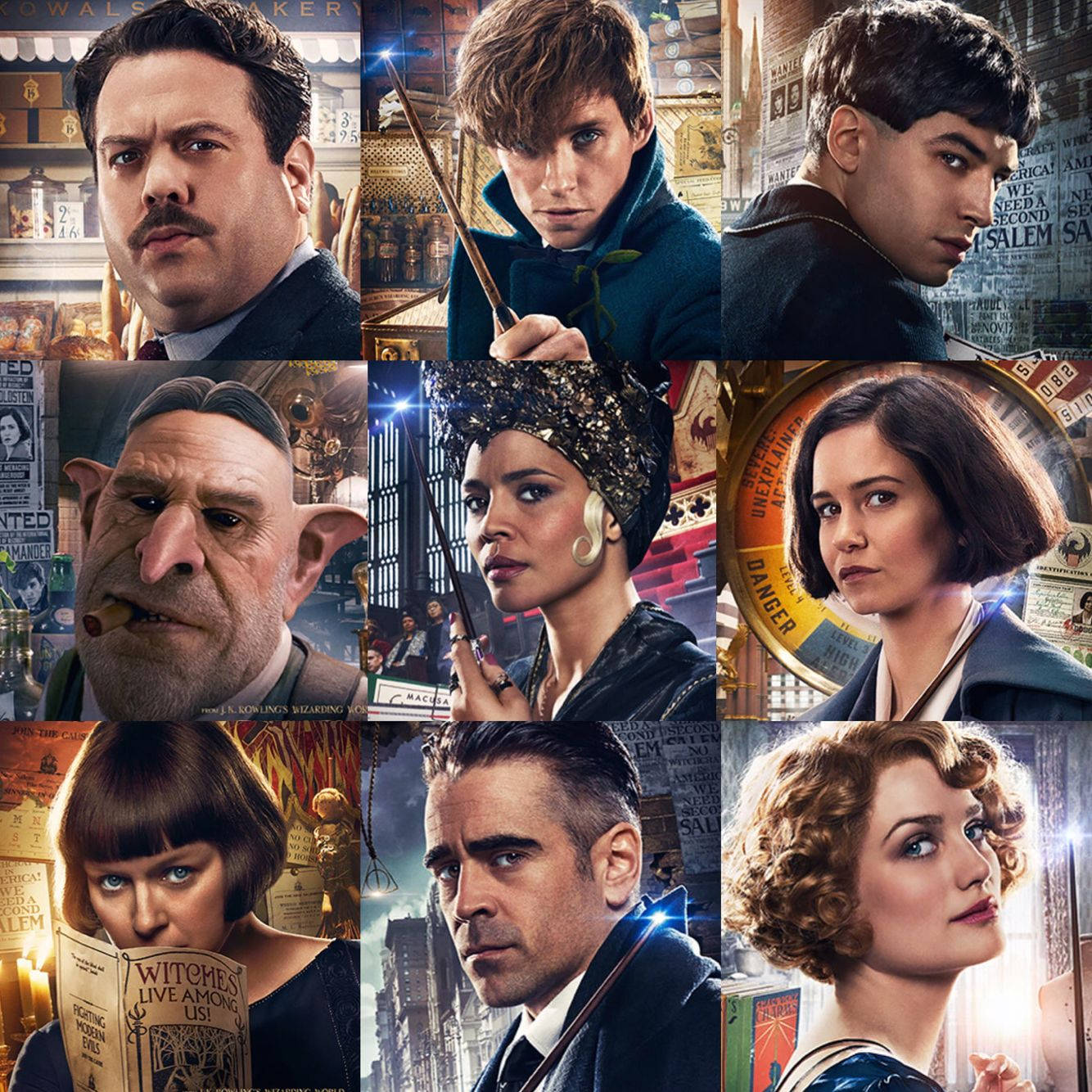 Fantastic Beasts And Where To Find Them, witches, wizards, HD Desktop Wallpaper