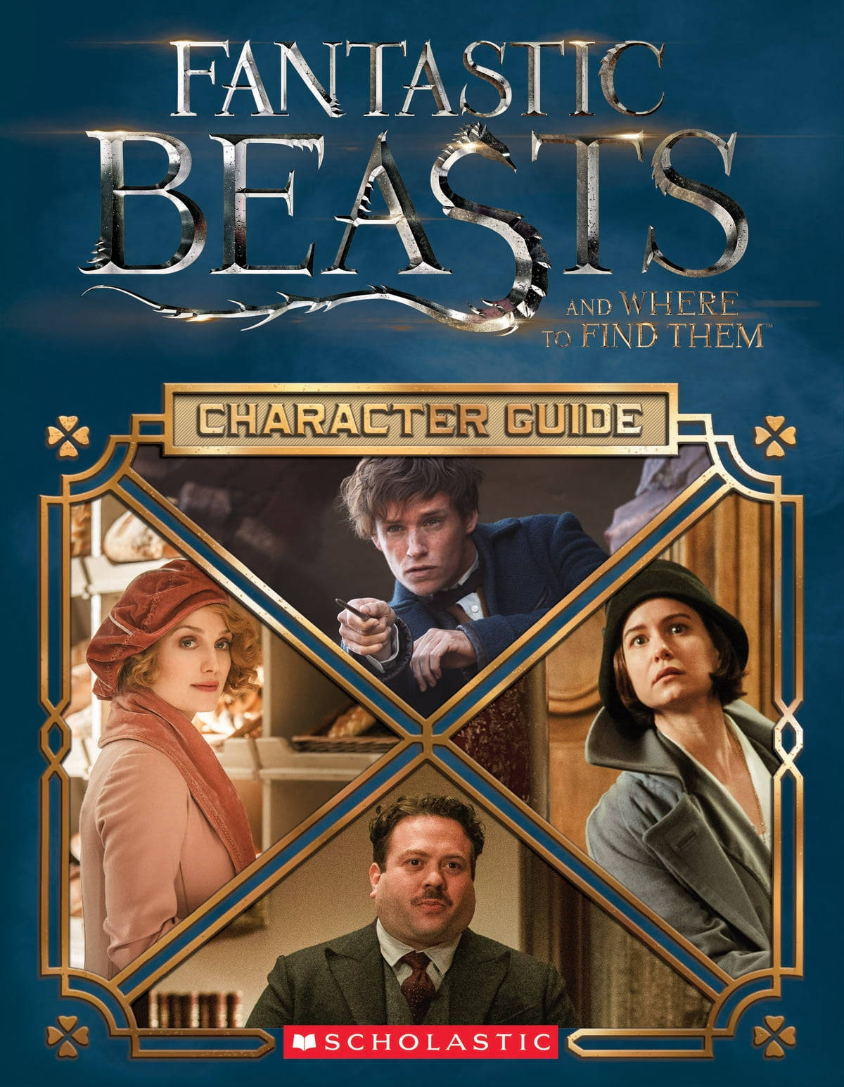 Fantastic Beasts And Where To Find Them, character guide, golden frames, HD Phone Wallpaper