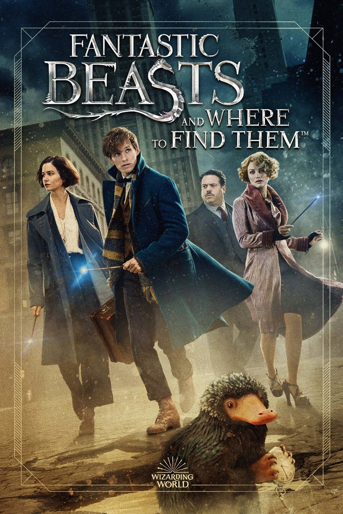Fantastic Beasts And Where To Find Them, movie poster, wizards, HD Phone Wallpaper