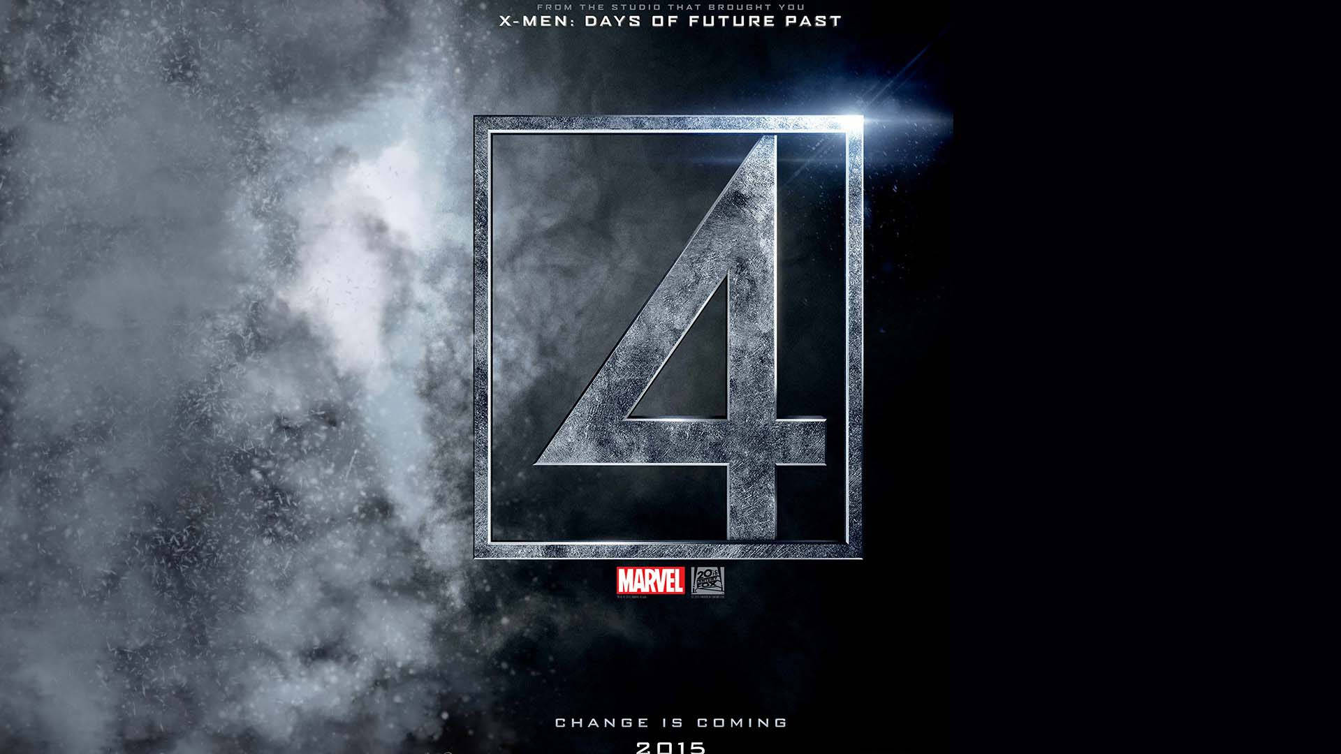 2015 Fantastic Four, number four, metallic, Full HD Desktop Wallpaper