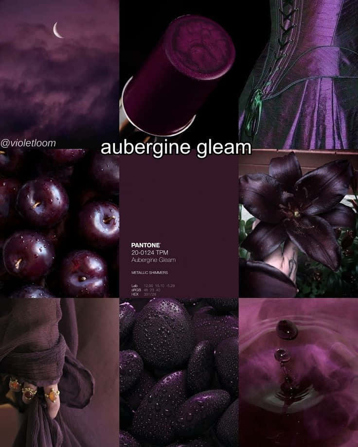 aubergine, plum fruits, moon fabric, SD Phone Wallpaper