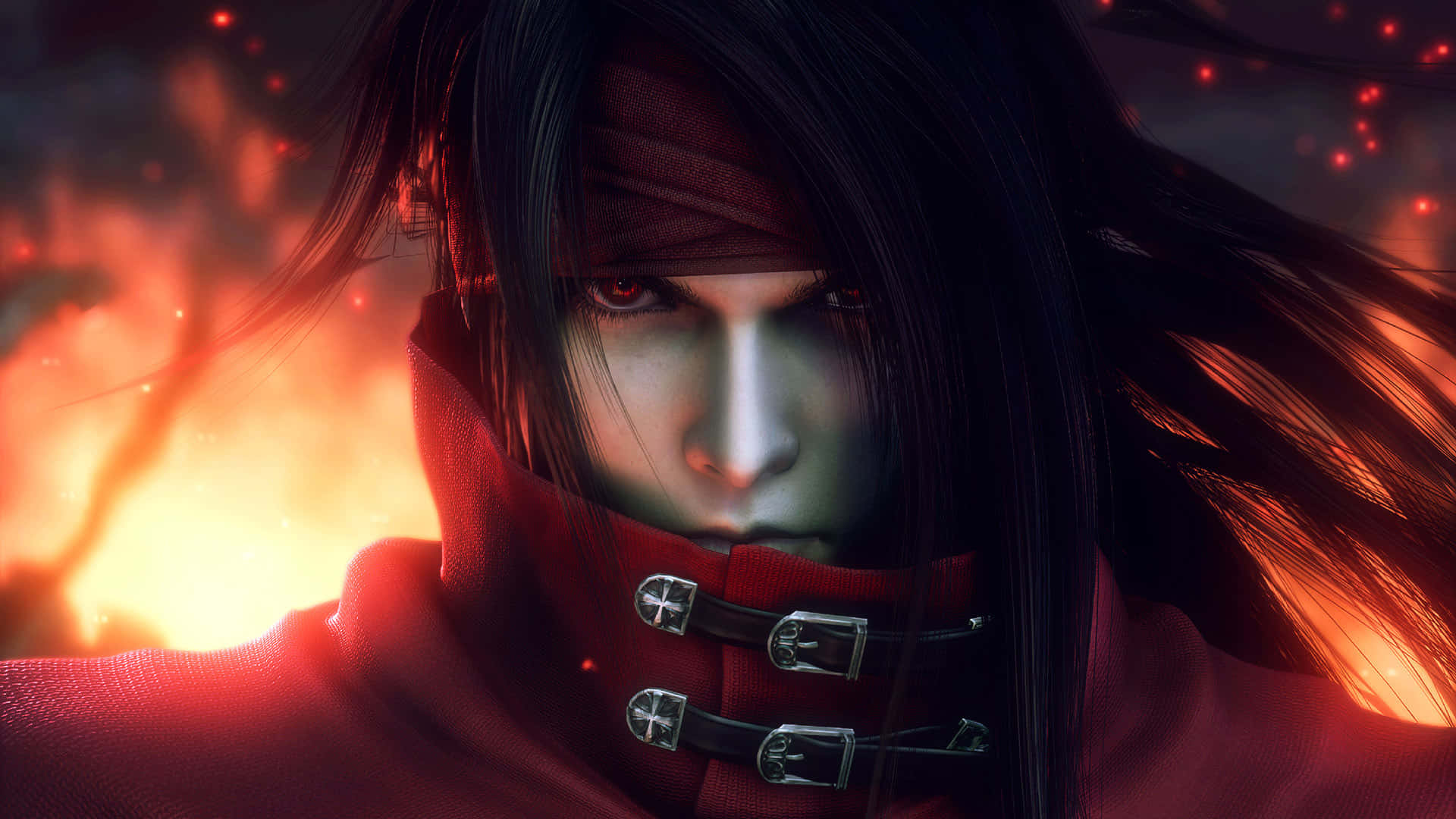 magical elven warrior, mystical forest, dark-haired anime character, Full HD Desktop Wallpaper